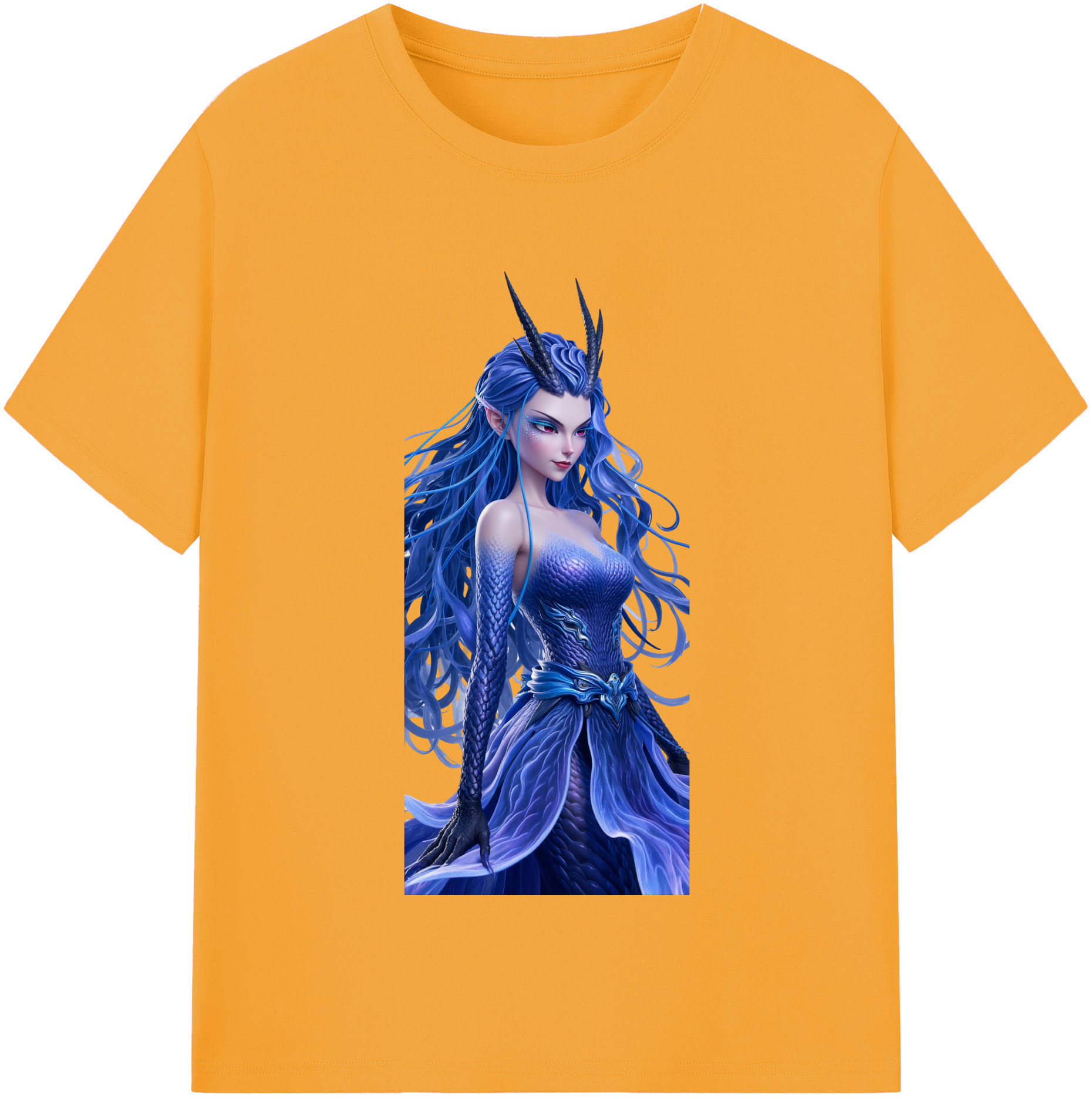 （画像用） Ne Zha 2 ナタ 魔童の大暴れ レディースカジュアルプリントTシャツ（綿100％）