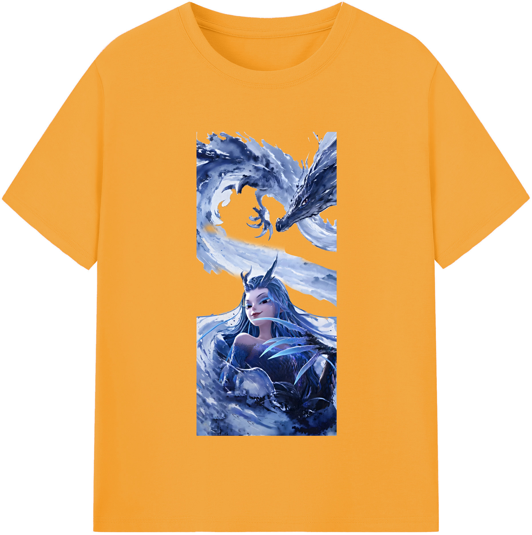 （画像用） Ne Zha 2 ナタ 魔童の大暴れ レディースカジュアルプリントTシャツ（綿100％）