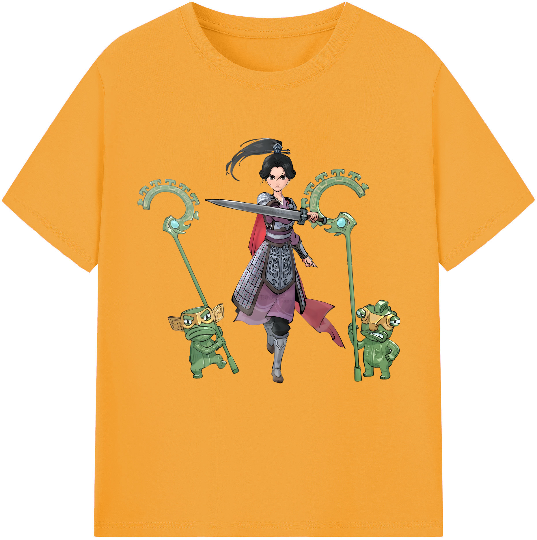 （画像用） Ne Zha 2 ナタ 魔童の大暴れ レディースカジュアルプリントTシャツ（綿100％）