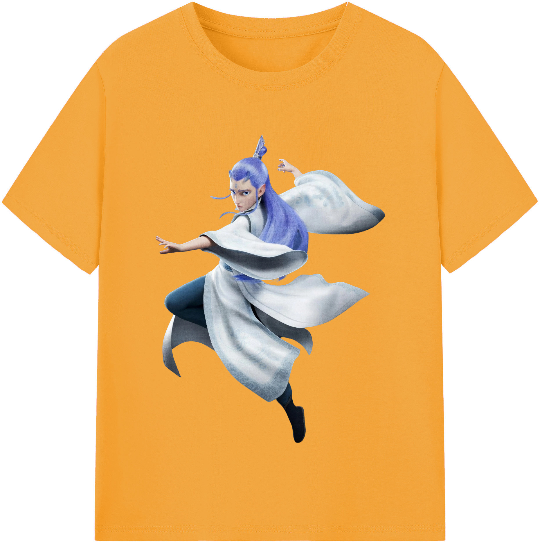 （画像用） Ne Zha 2 ナタ 魔童の大暴れ レディースカジュアルプリントTシャツ（綿100％）