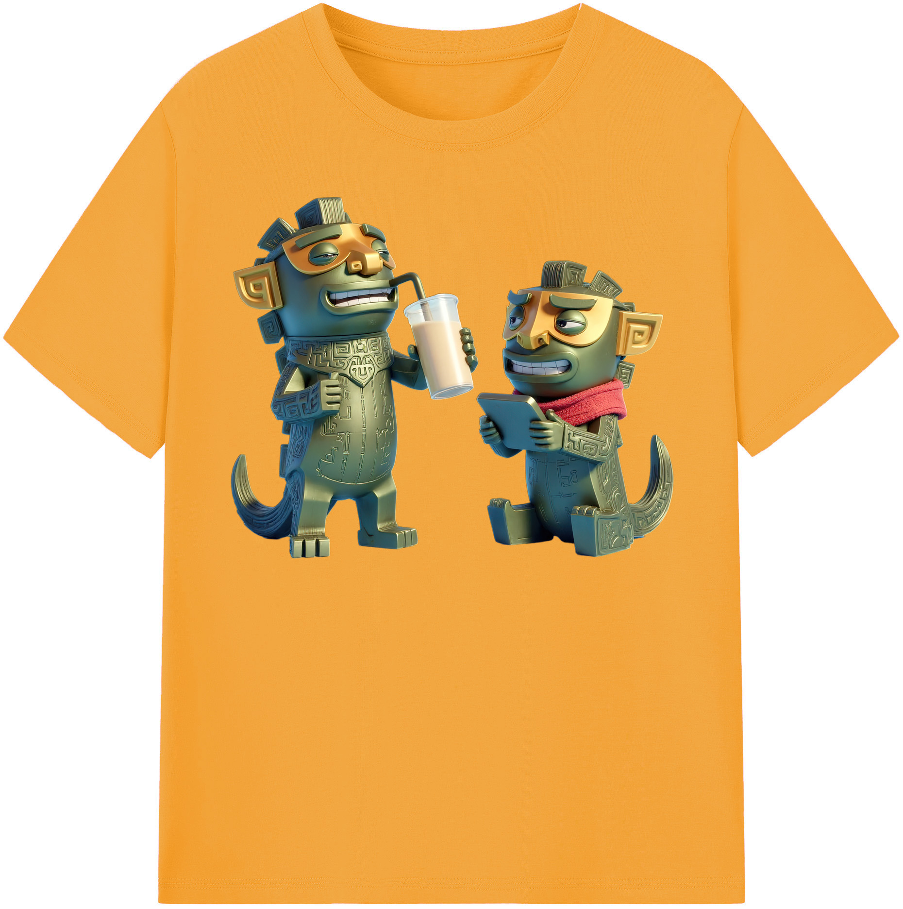 （画像用） Ne Zha 2 ナタ 魔童の大暴れ レディースカジュアルプリントTシャツ（綿100％）