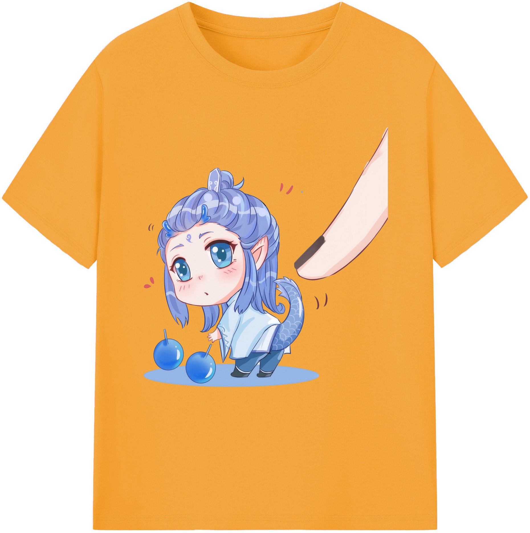 （画像用） Ne Zha 2 ナタ 魔童の大暴れ レディースカジュアルプリントTシャツ（綿100％）