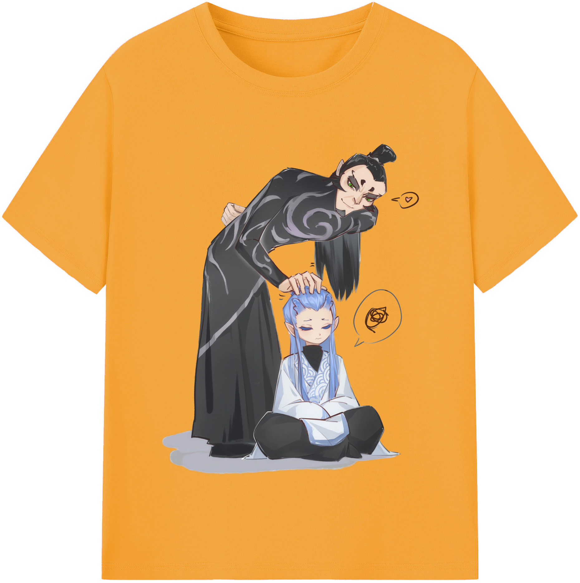 （画像用） Ne Zha 2 ナタ 魔童の大暴れ レディースカジュアルプリントTシャツ（綿100％）