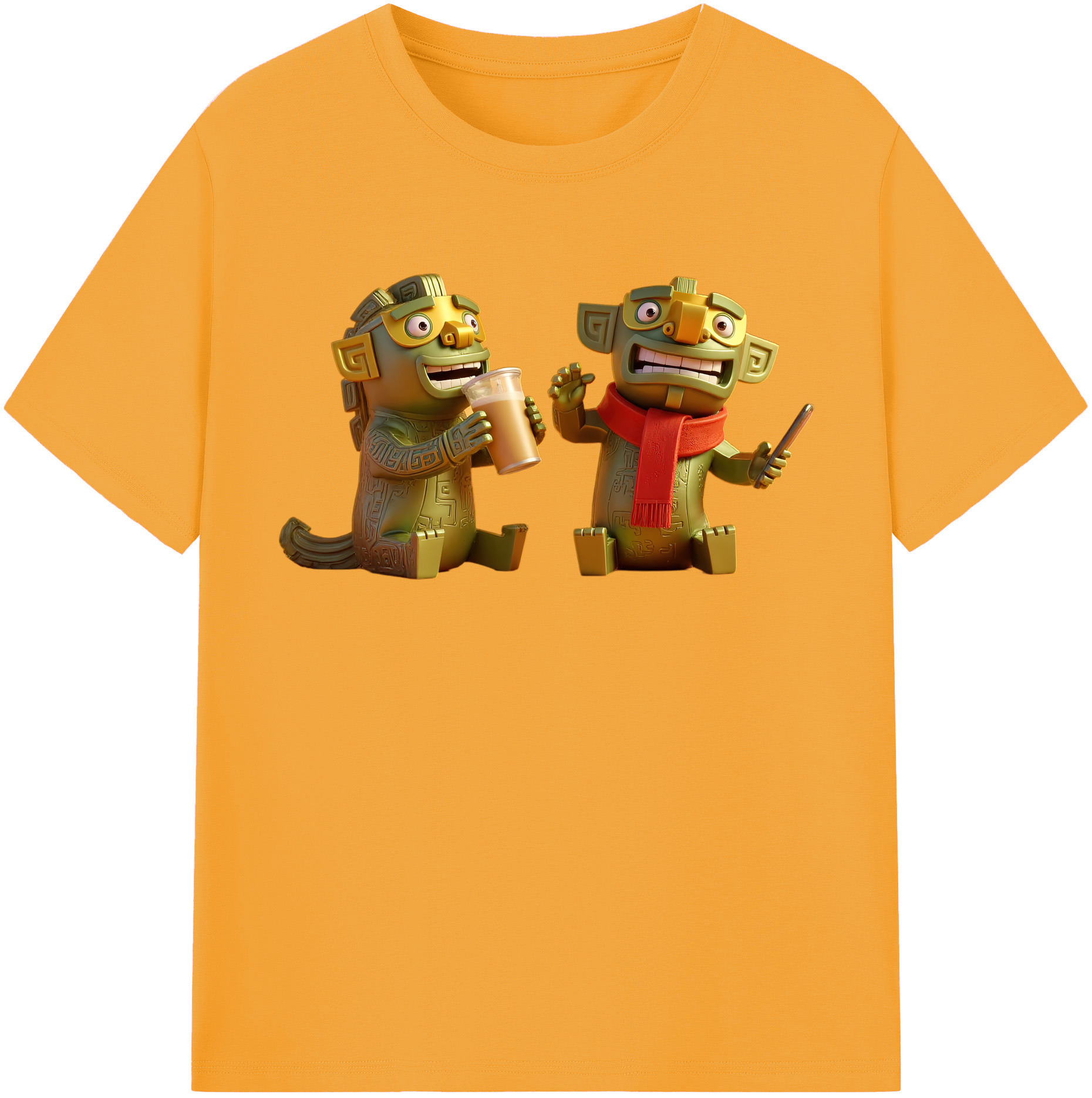（画像用） Ne Zha 2 ナタ 魔童の大暴れ レディースカジュアルプリントTシャツ（綿100％）