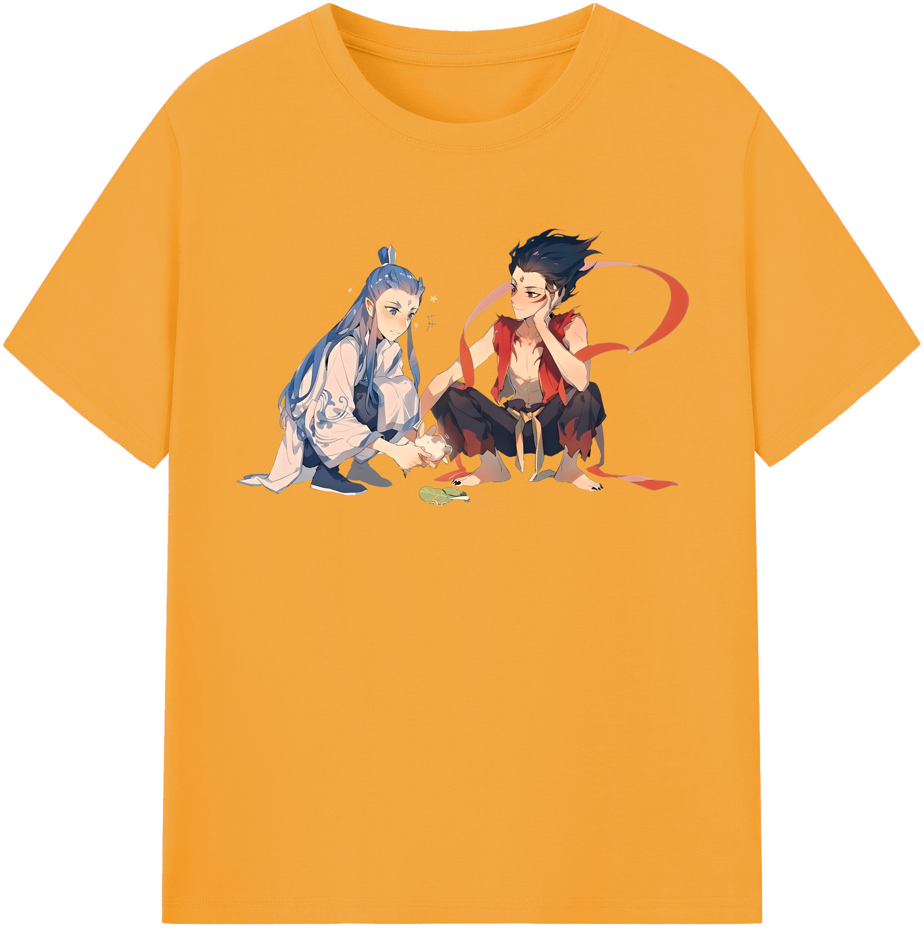 （画像用） Ne Zha 2 ナタ 魔童の大暴れ レディースカジュアルプリントTシャツ（綿100％）