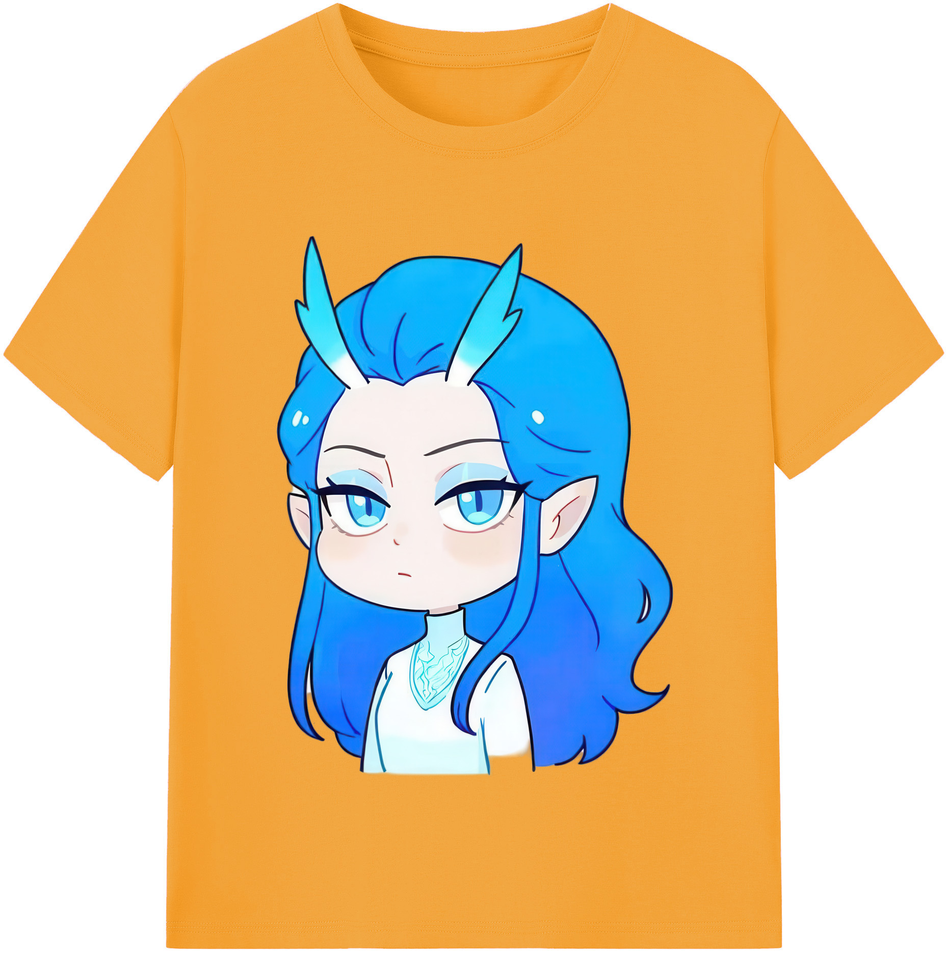 （画像用） Ne Zha 2 ナタ 魔童の大暴れ レディースカジュアルプリントTシャツ（綿100％）
