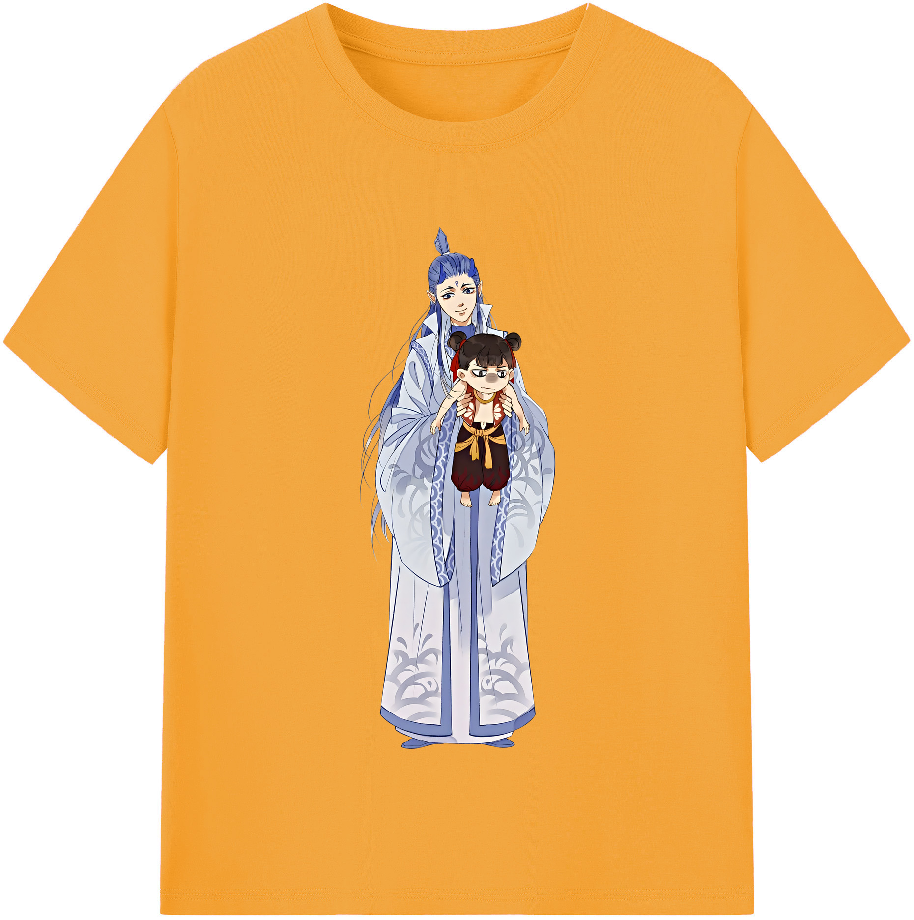（画像用） Ne Zha 2 ナタ 魔童の大暴れ レディースカジュアルプリントTシャツ（綿100％）