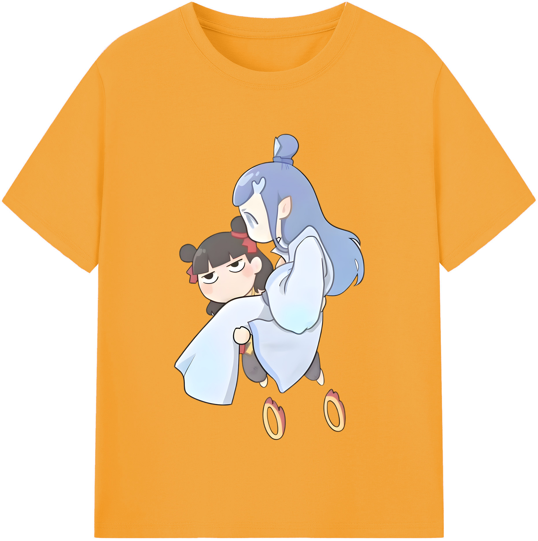 （画像用） Ne Zha 2 ナタ 魔童の大暴れ レディースカジュアルプリントTシャツ（綿100％）