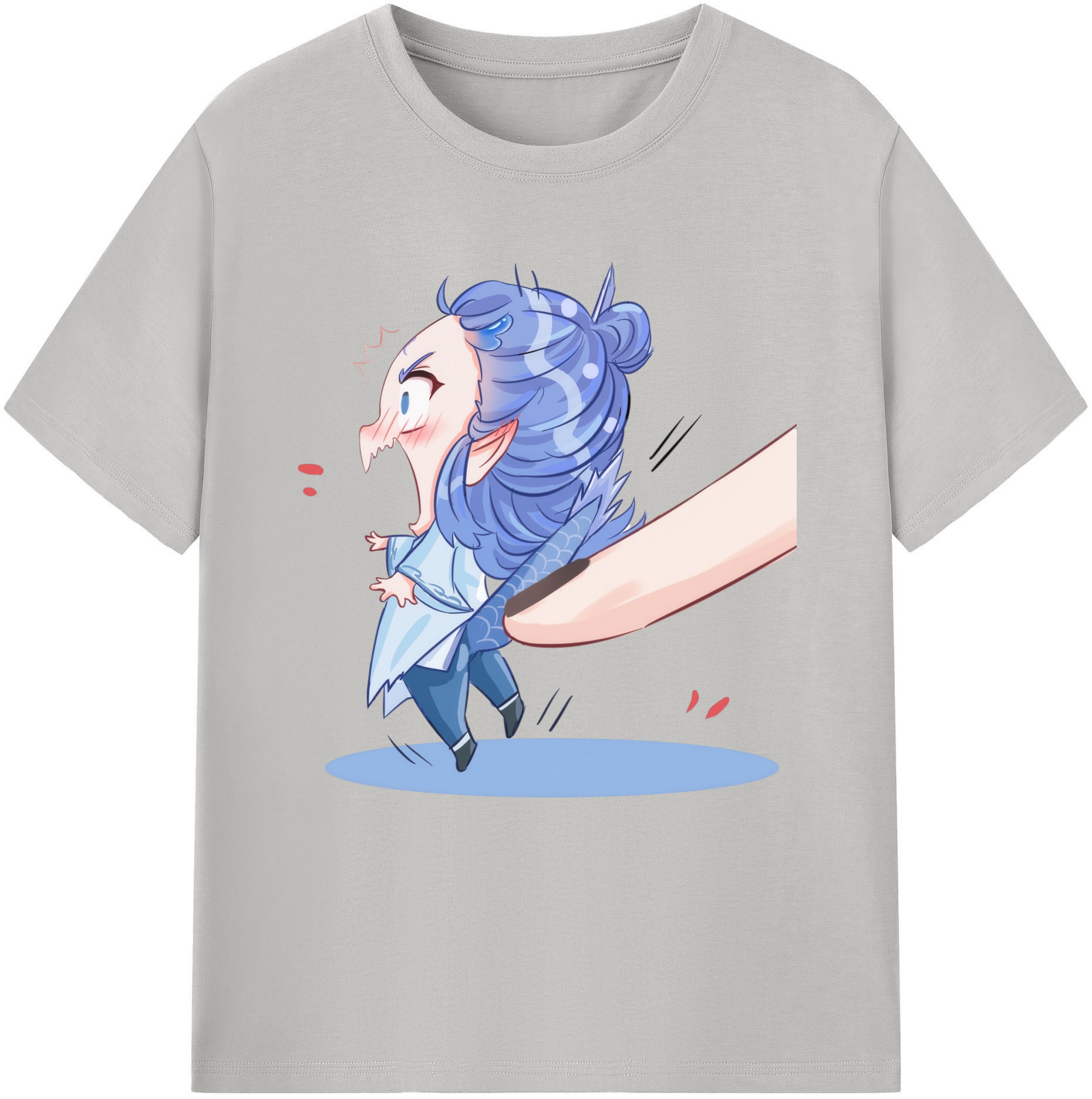 （画像用） Ne Zha 2 ナタ 魔童の大暴れ レディースカジュアルプリントTシャツ（綿100％）