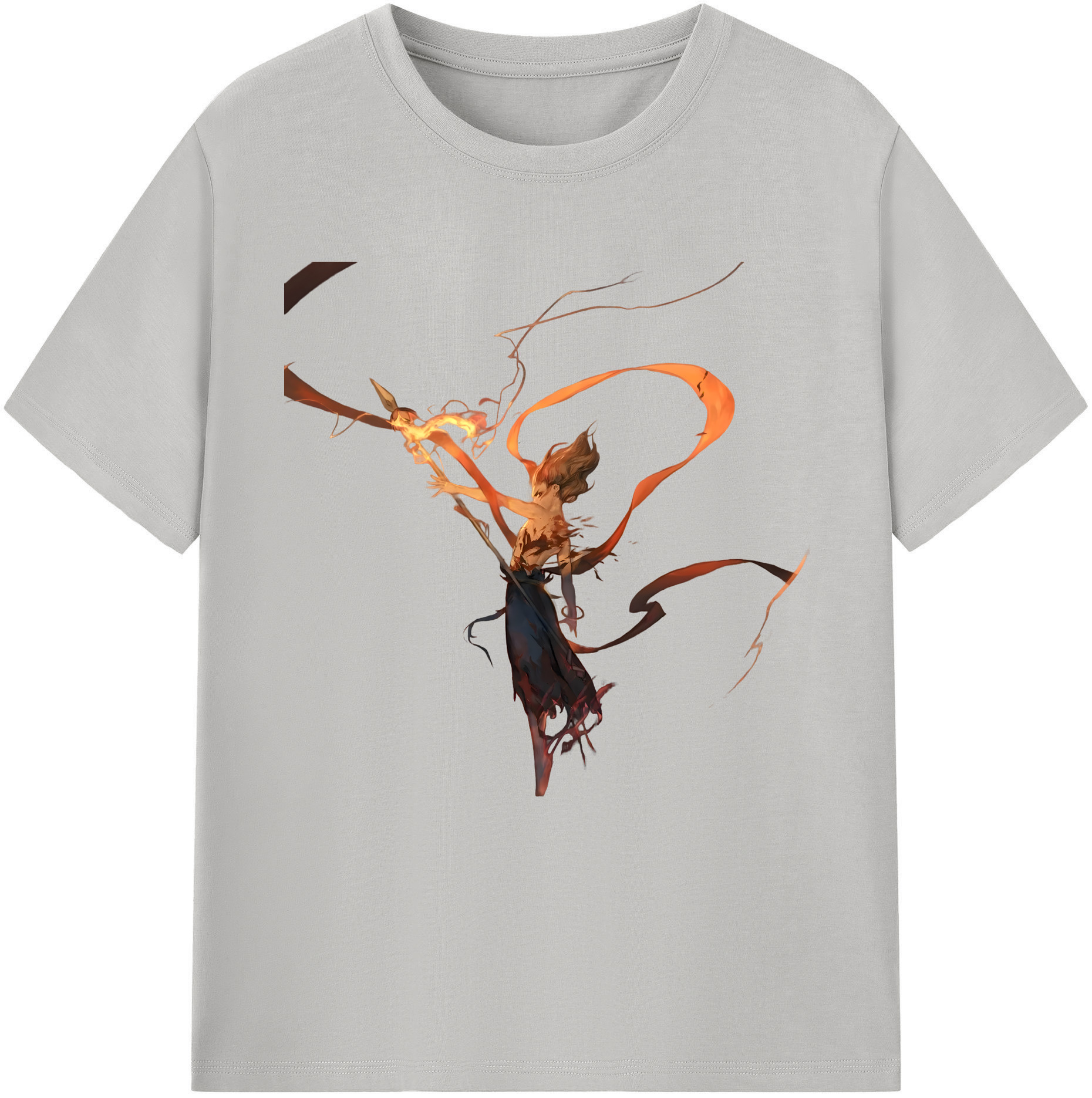 （画像用） Ne Zha 2 ナタ 魔童の大暴れ レディースカジュアルプリントTシャツ（綿100％）