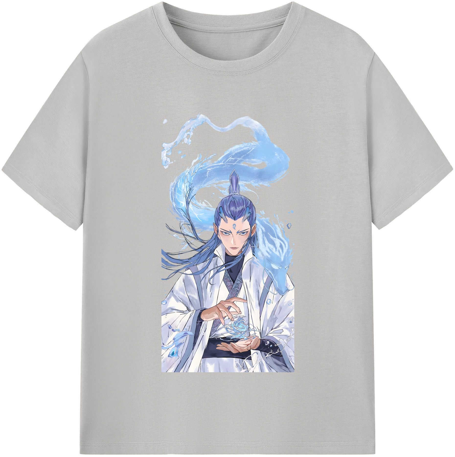 （画像用） Ne Zha 2 ナタ 魔童の大暴れ レディースカジュアルプリントTシャツ（綿100％）