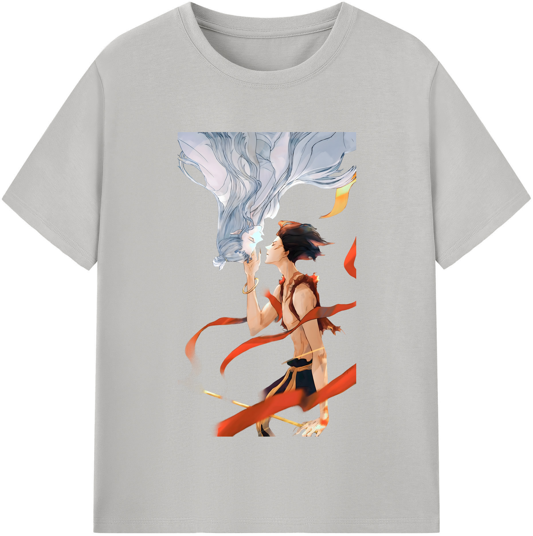 （画像用） Ne Zha 2 ナタ 魔童の大暴れ レディースカジュアルプリントTシャツ（綿100％）
