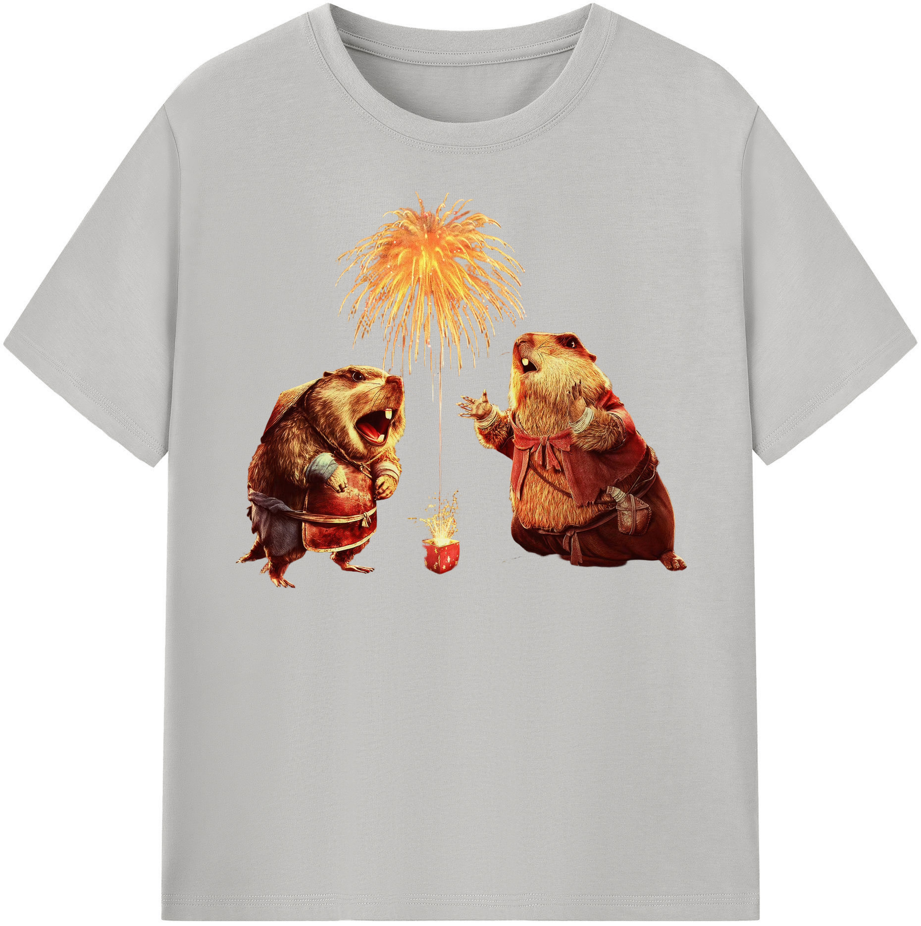 （画像用） Ne Zha 2 ナタ 魔童の大暴れ レディースカジュアルプリントTシャツ（綿100％）