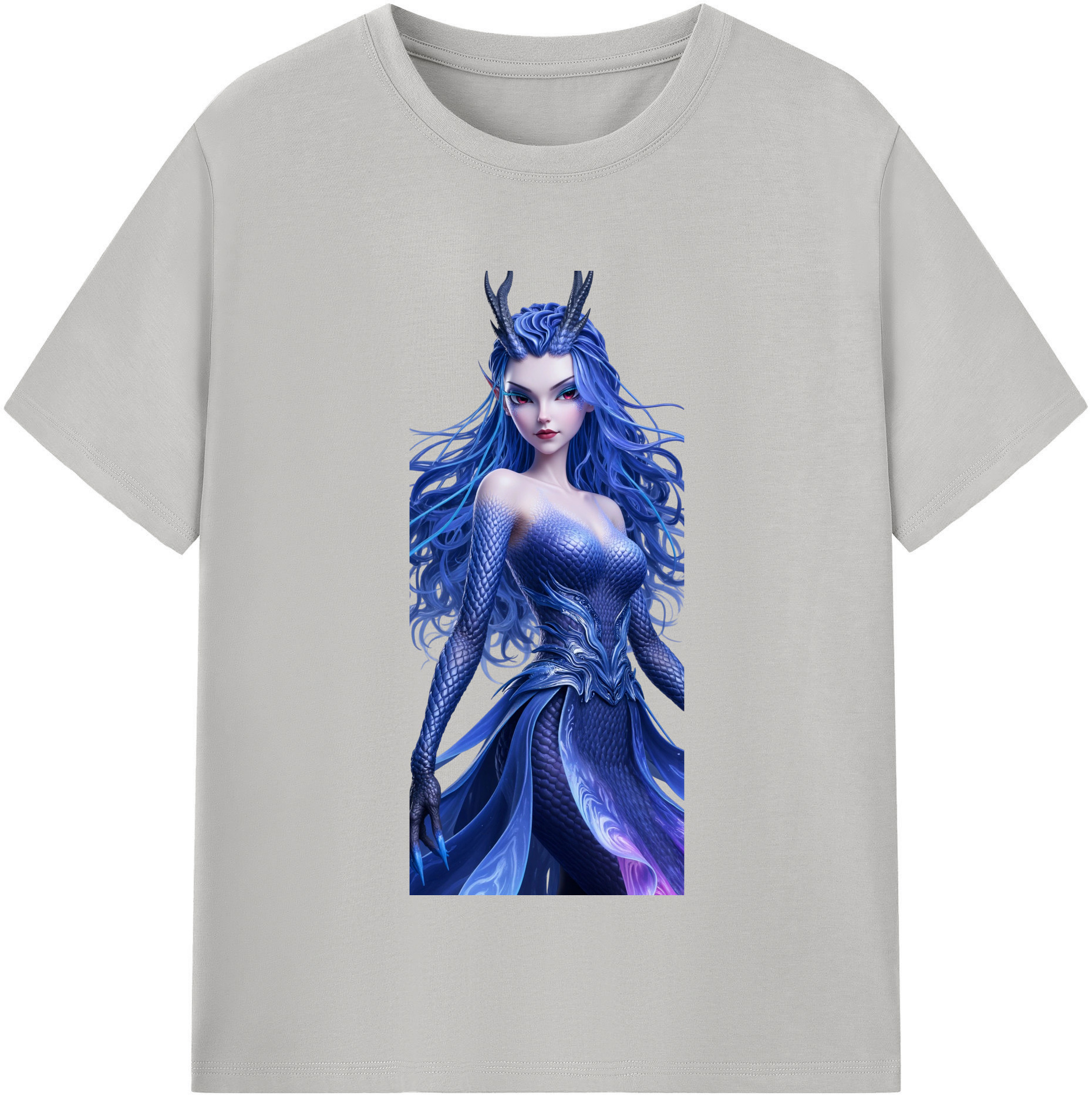 （画像用） Ne Zha 2 ナタ 魔童の大暴れ レディースカジュアルプリントTシャツ（綿100％）