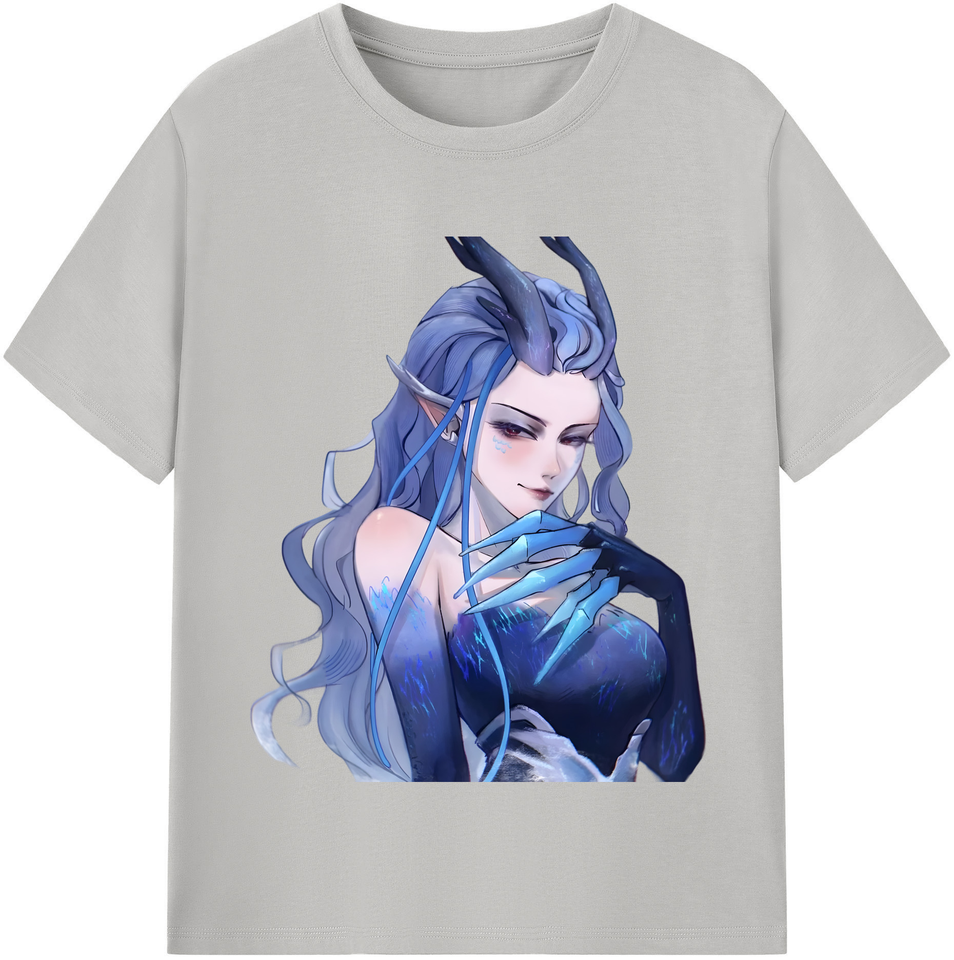 （画像用） Ne Zha 2 ナタ 魔童の大暴れ レディースカジュアルプリントTシャツ（綿100％）