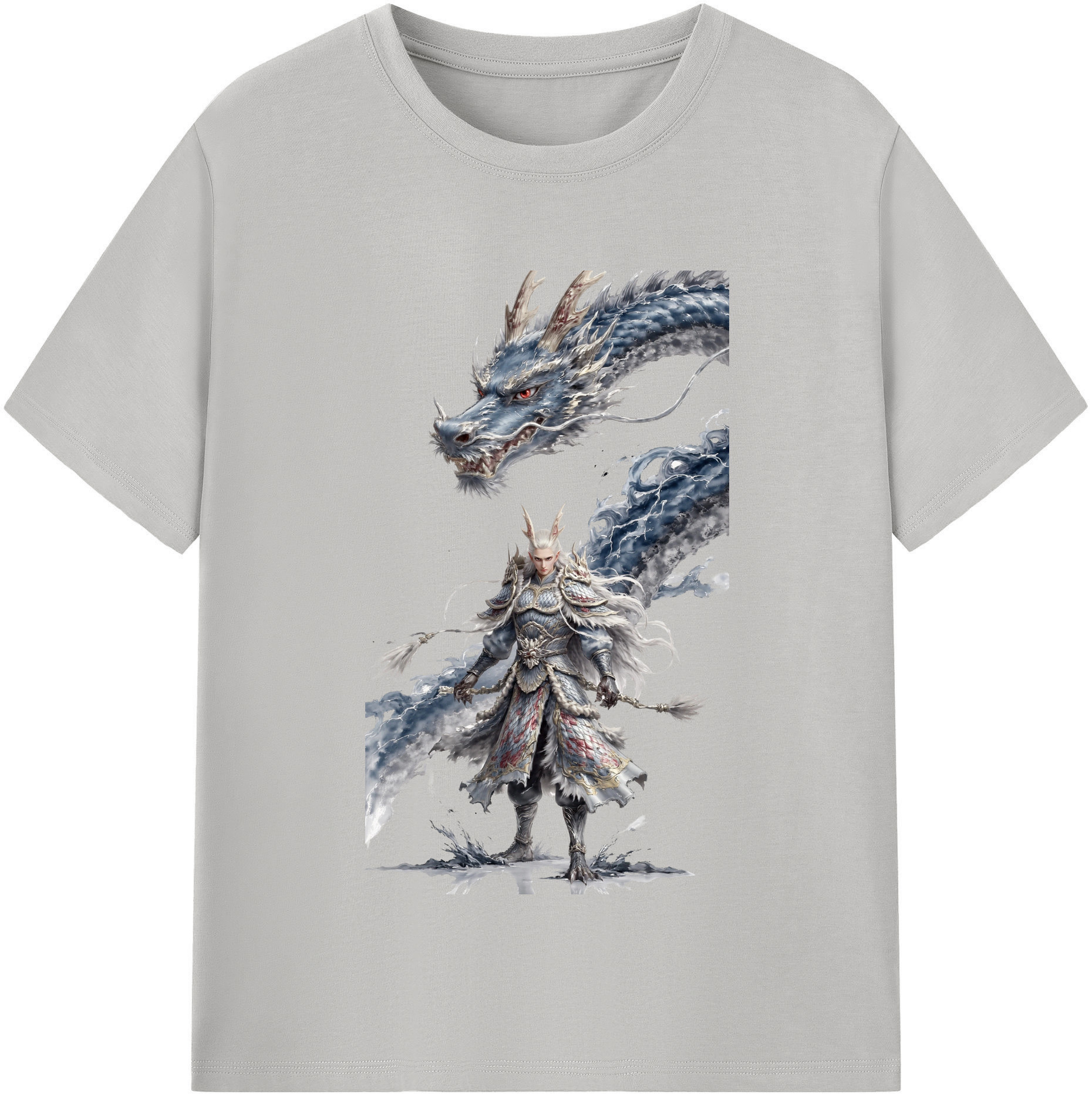 （画像用） Ne Zha 2 ナタ 魔童の大暴れ レディースカジュアルプリントTシャツ（綿100％）