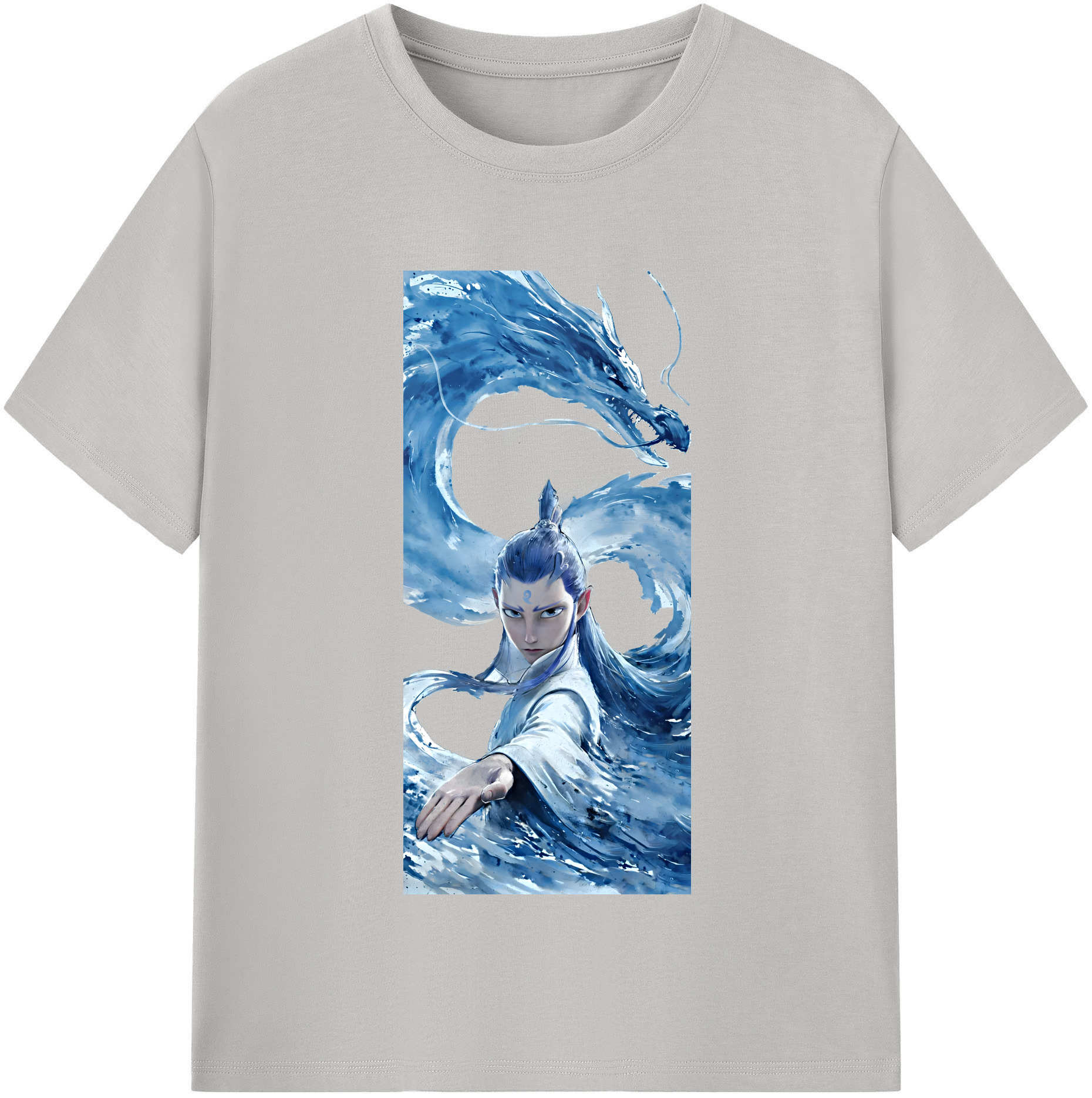 （画像用） Ne Zha 2 ナタ 魔童の大暴れ レディースカジュアルプリントTシャツ（綿100％）