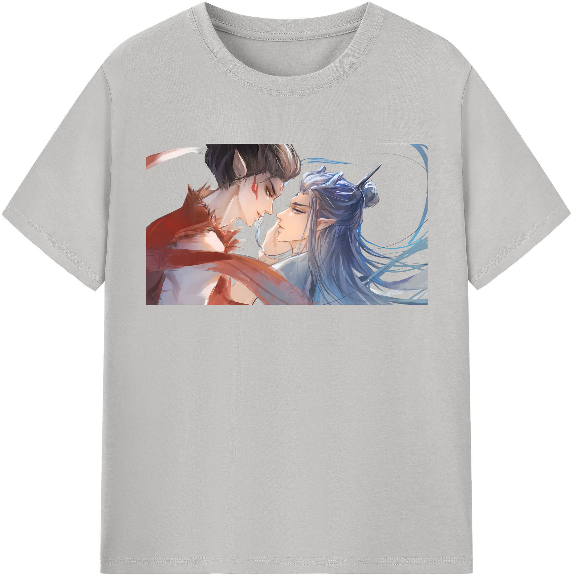 （画像用） Ne Zha 2 ナタ 魔童の大暴れ レディースカジュアルプリントTシャツ（綿100％）