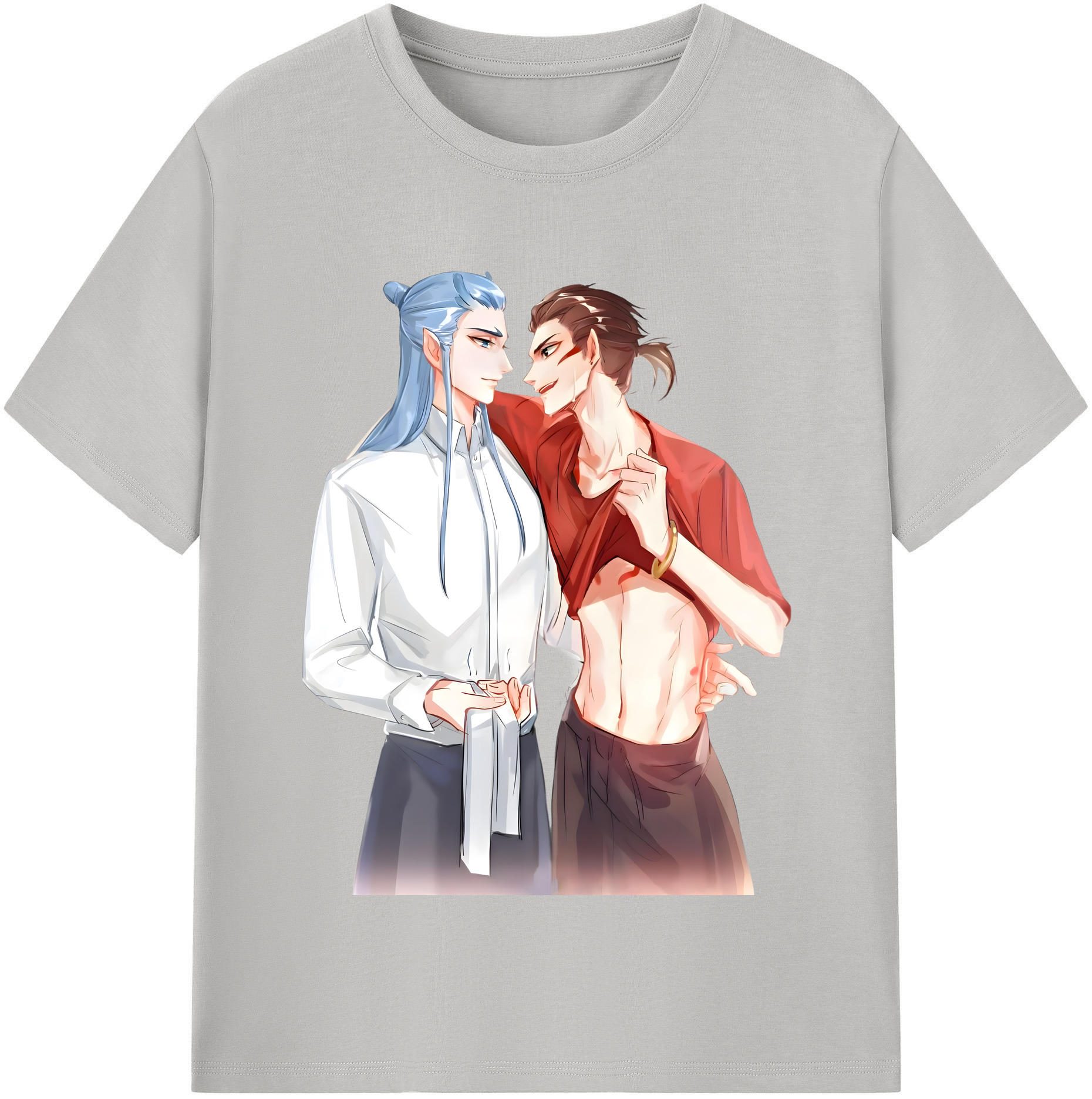 （画像用） Ne Zha 2 ナタ 魔童の大暴れ レディースカジュアルプリントTシャツ（綿100％）
