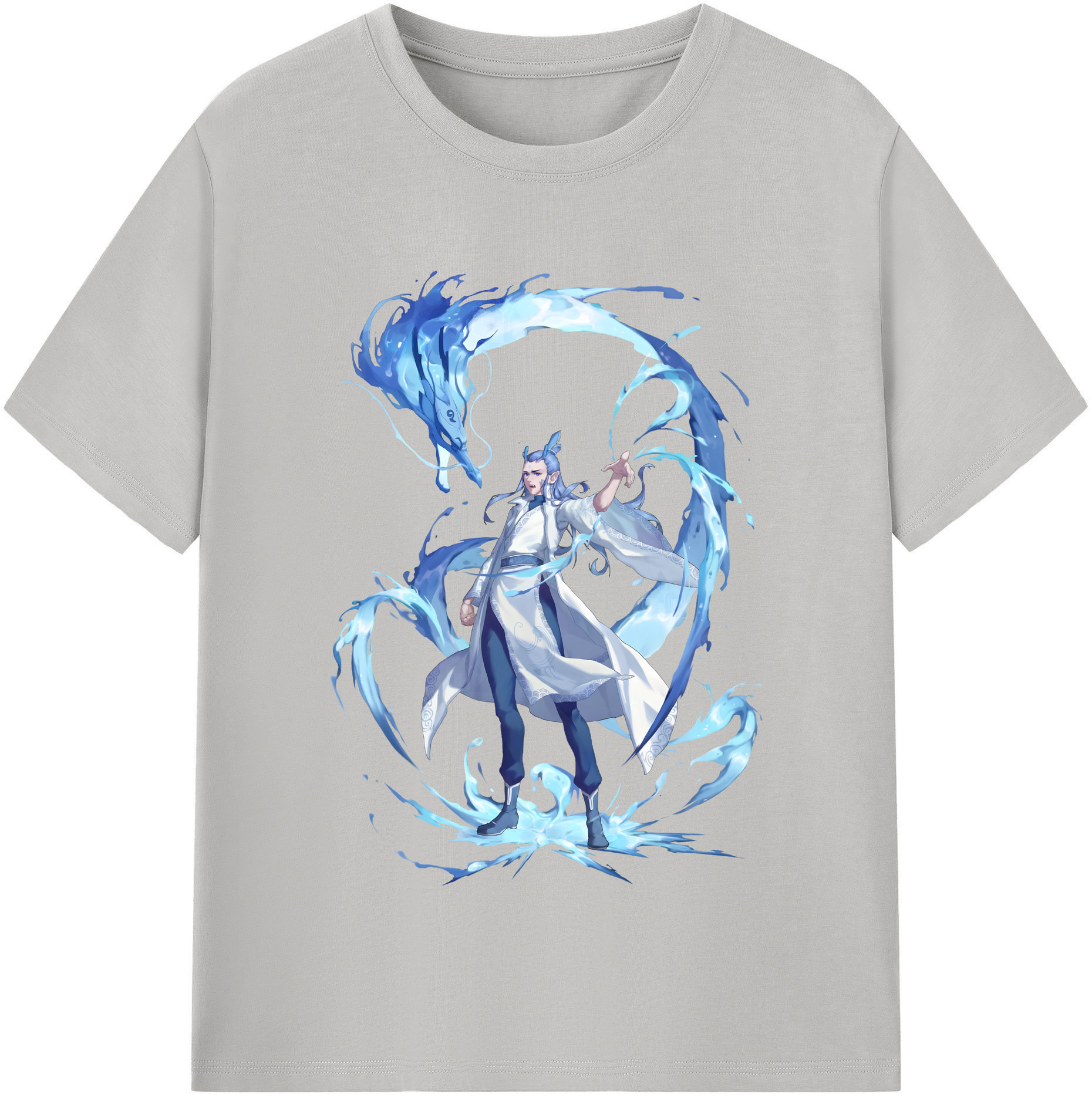 （画像用） Ne Zha 2 ナタ 魔童の大暴れ レディースカジュアルプリントTシャツ（綿100％）