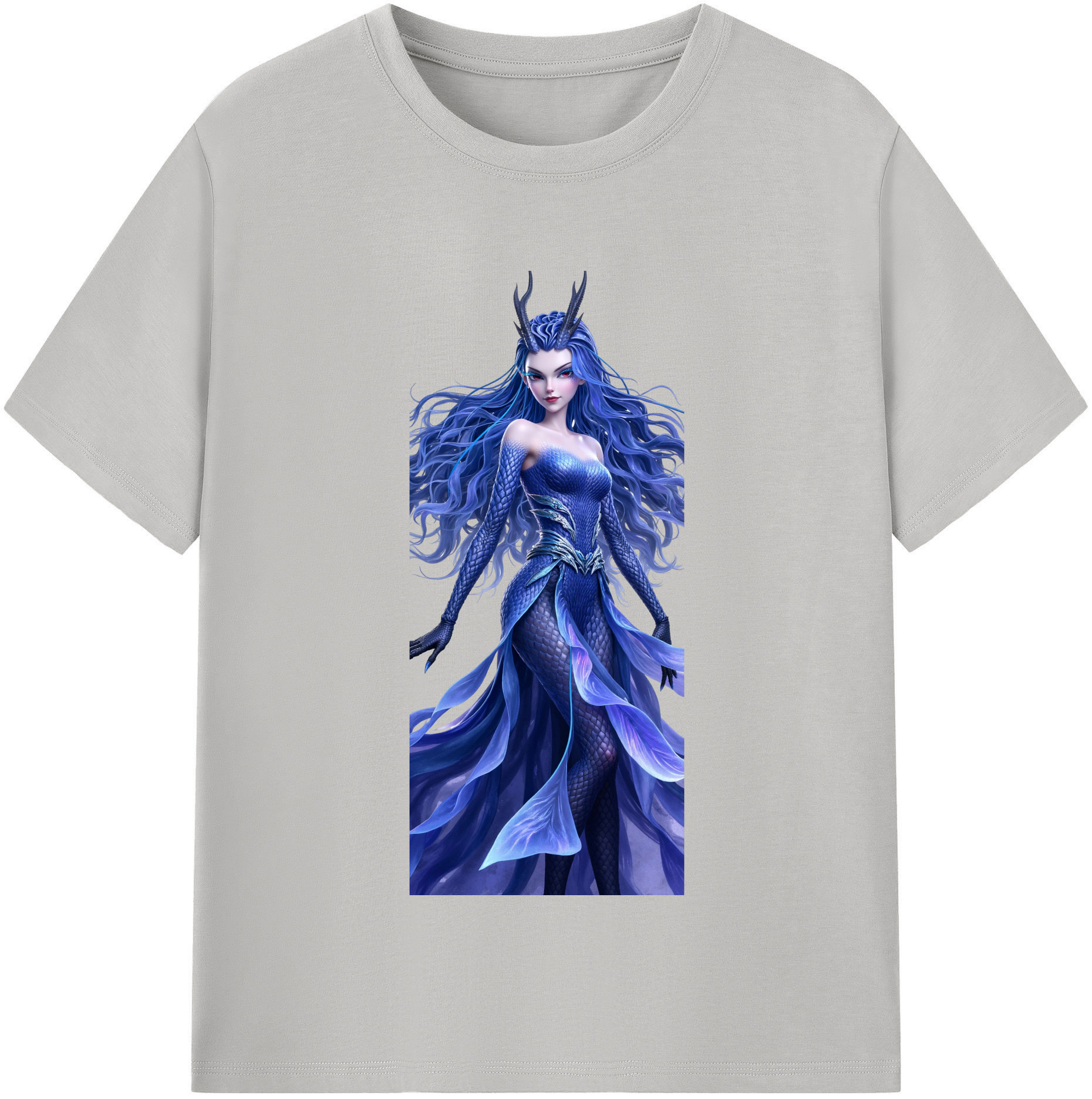 （画像用） Ne Zha 2 ナタ 魔童の大暴れ レディースカジュアルプリントTシャツ（綿100％）