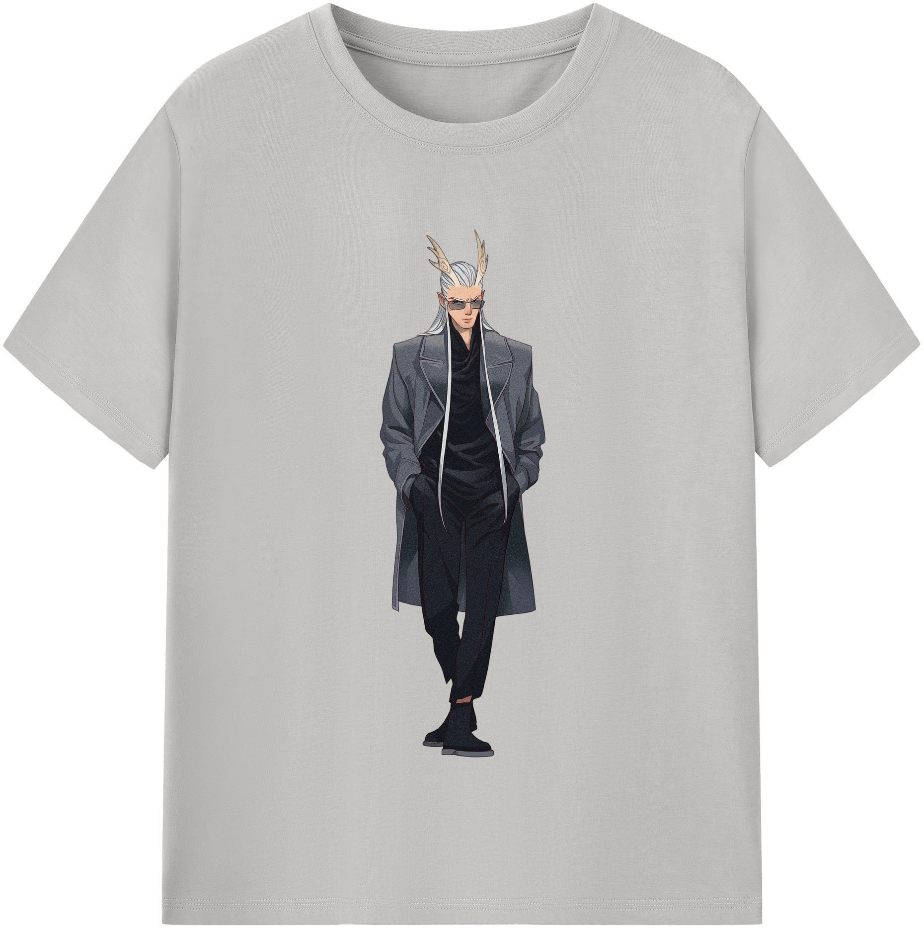 （画像用） Ne Zha 2 ナタ 魔童の大暴れ レディースカジュアルプリントTシャツ（綿100％）