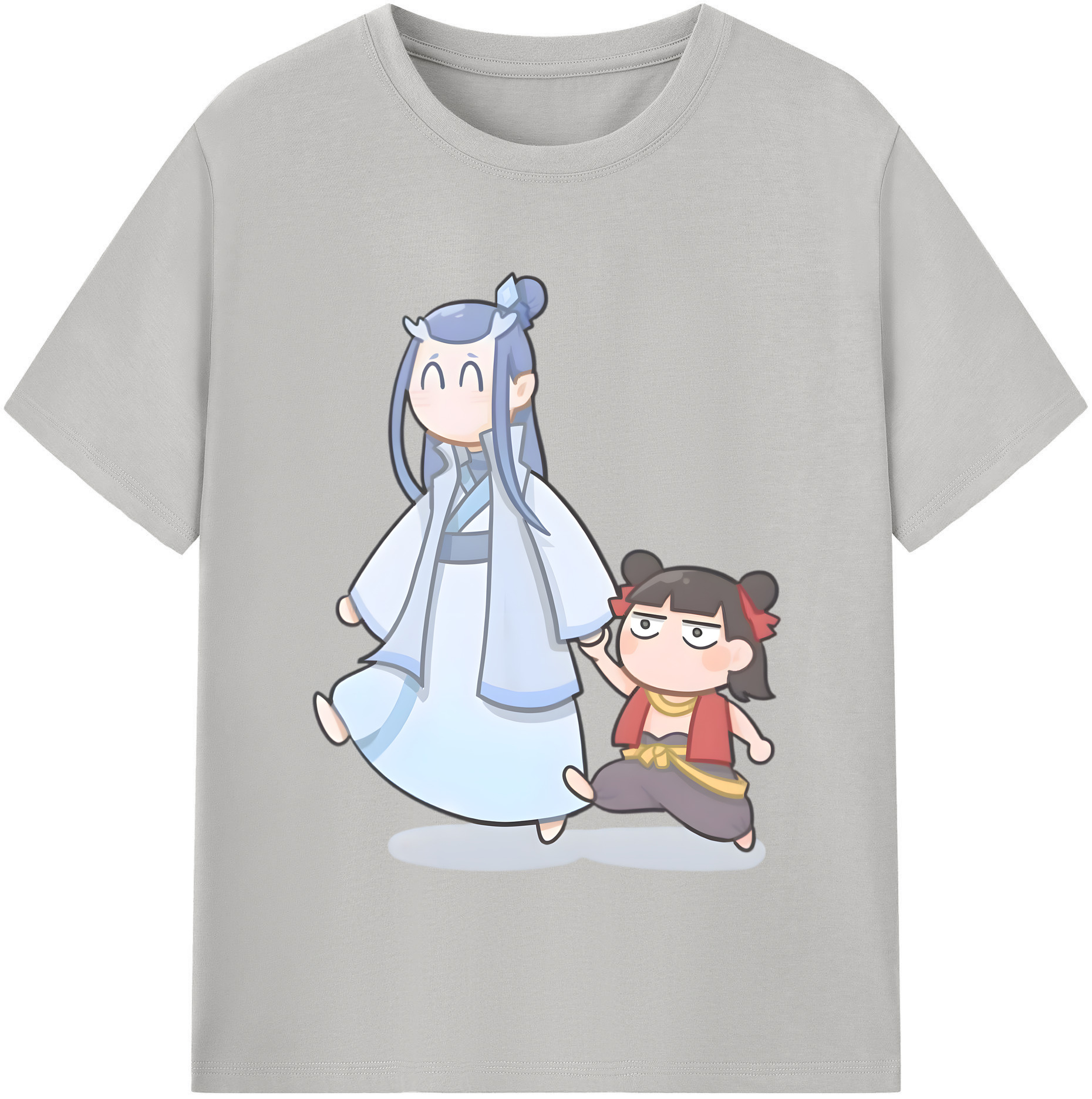 （画像用） Ne Zha 2 ナタ 魔童の大暴れ レディースカジュアルプリントTシャツ（綿100％）