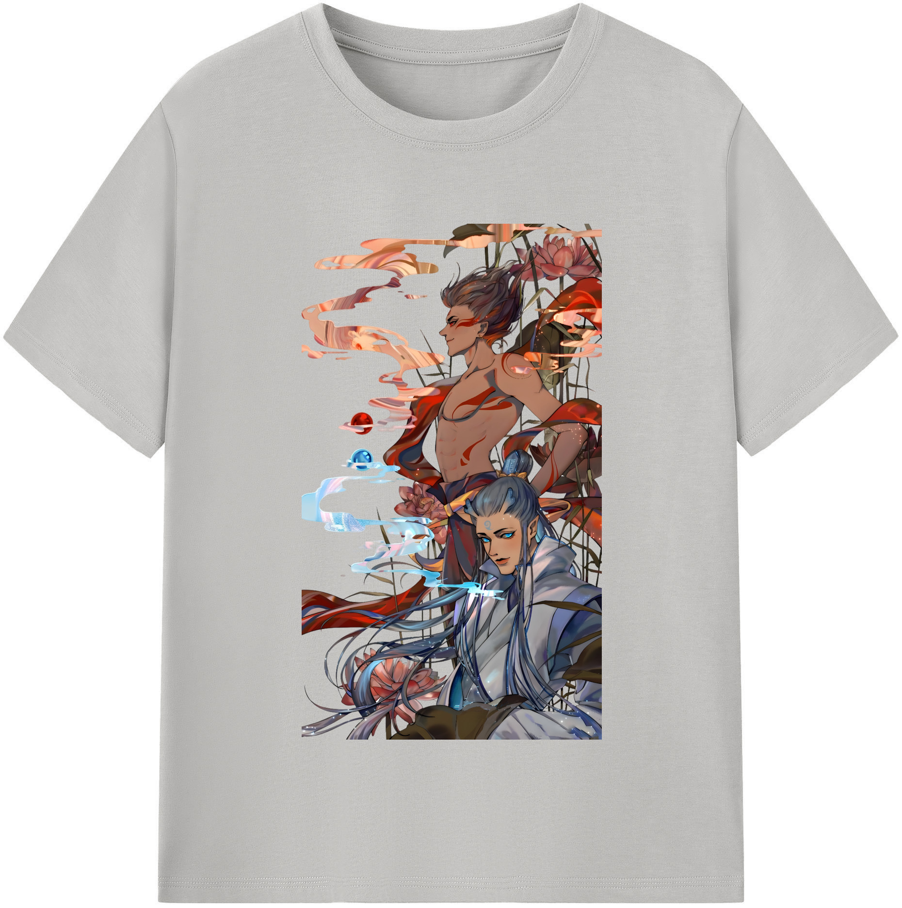 （画像用） Ne Zha 2 ナタ 魔童の大暴れ レディースカジュアルプリントTシャツ（綿100％）