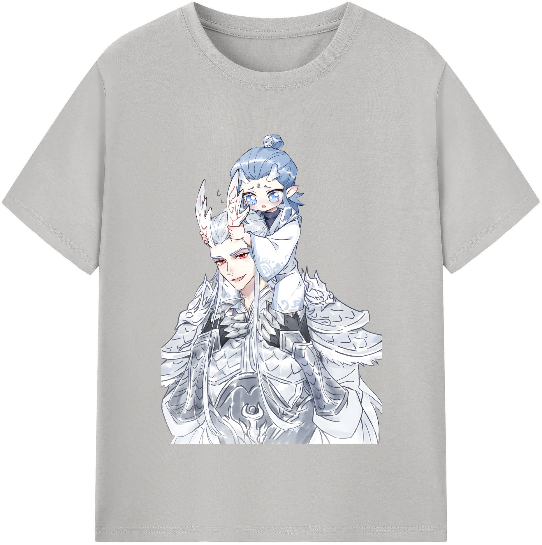 （画像用） Ne Zha 2 ナタ 魔童の大暴れ レディースカジュアルプリントTシャツ（綿100％）