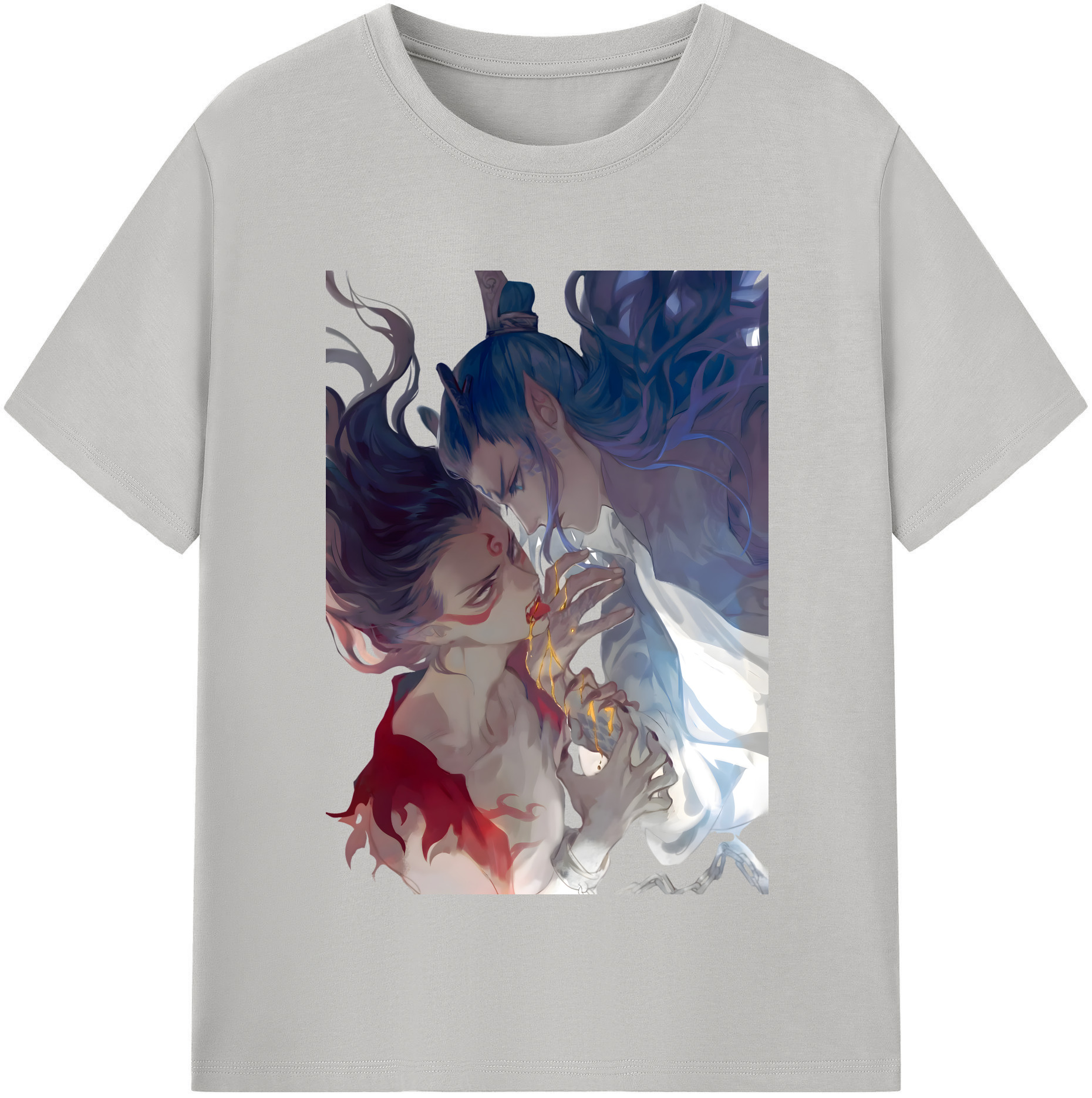 （画像用） Ne Zha 2 ナタ 魔童の大暴れ レディースカジュアルプリントTシャツ（綿100％）