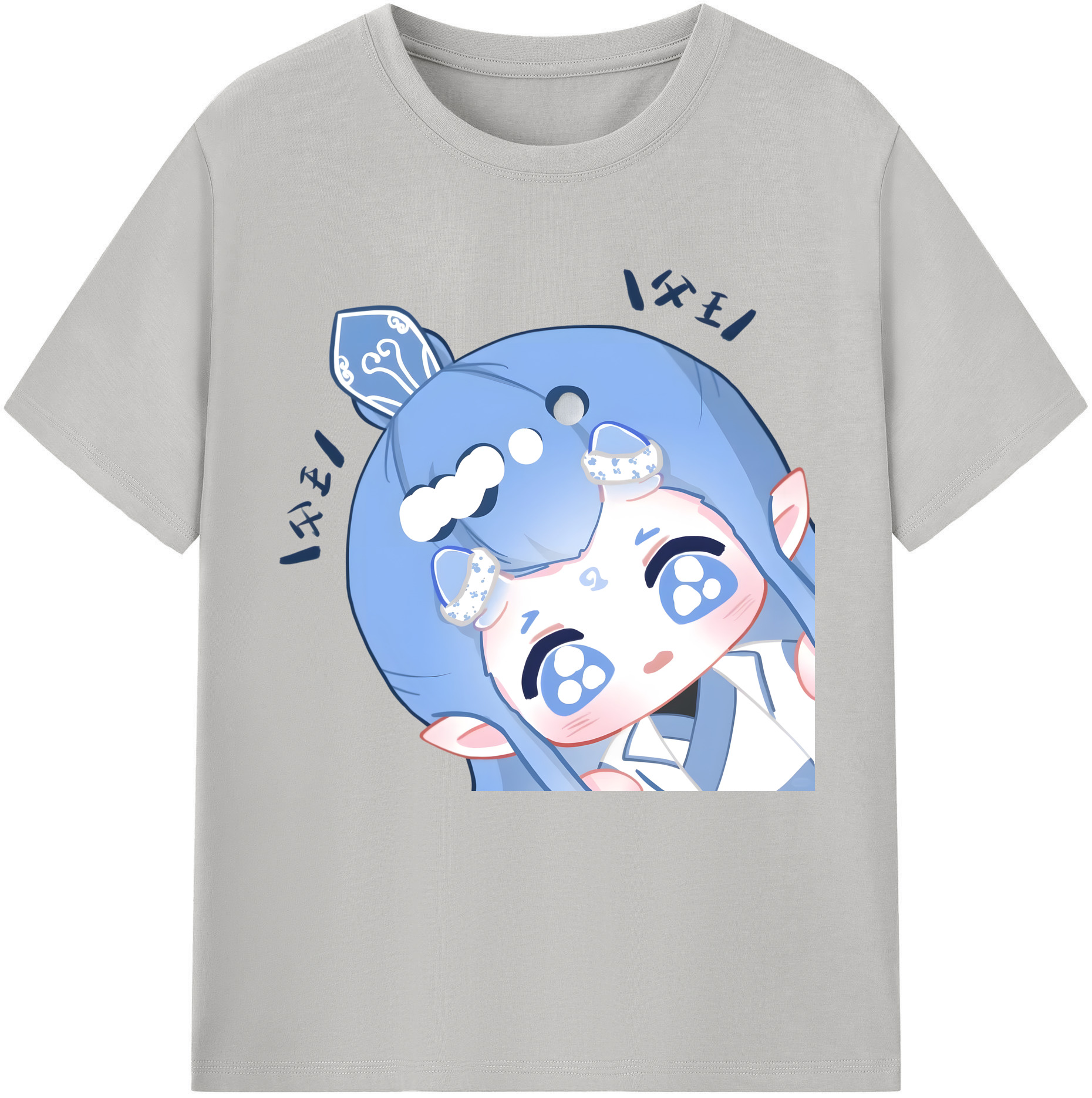 （画像用） Ne Zha 2 ナタ 魔童の大暴れ レディースカジュアルプリントTシャツ（綿100％）