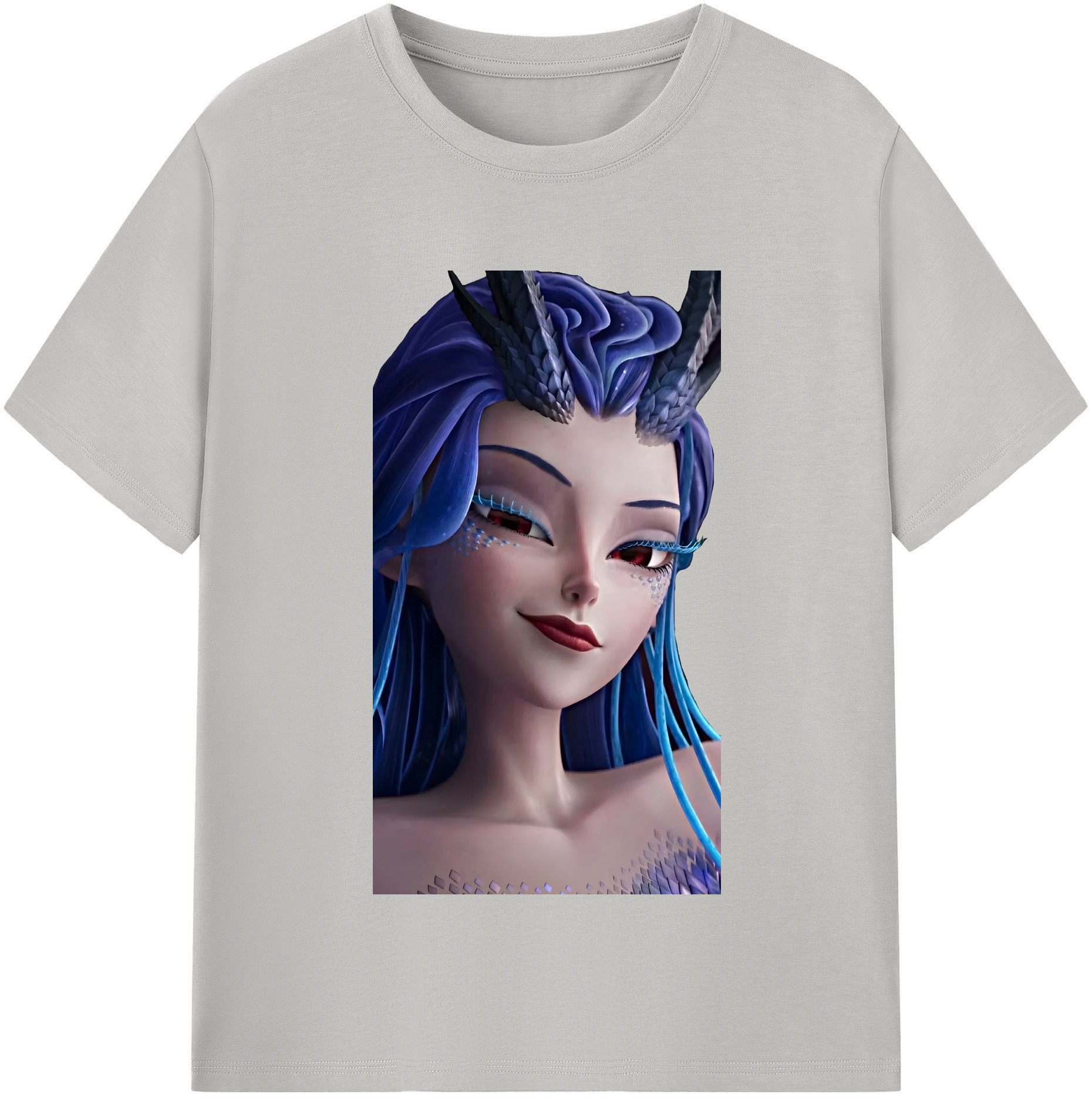 （画像用） Ne Zha 2 ナタ 魔童の大暴れ レディースカジュアルプリントTシャツ（綿100％）