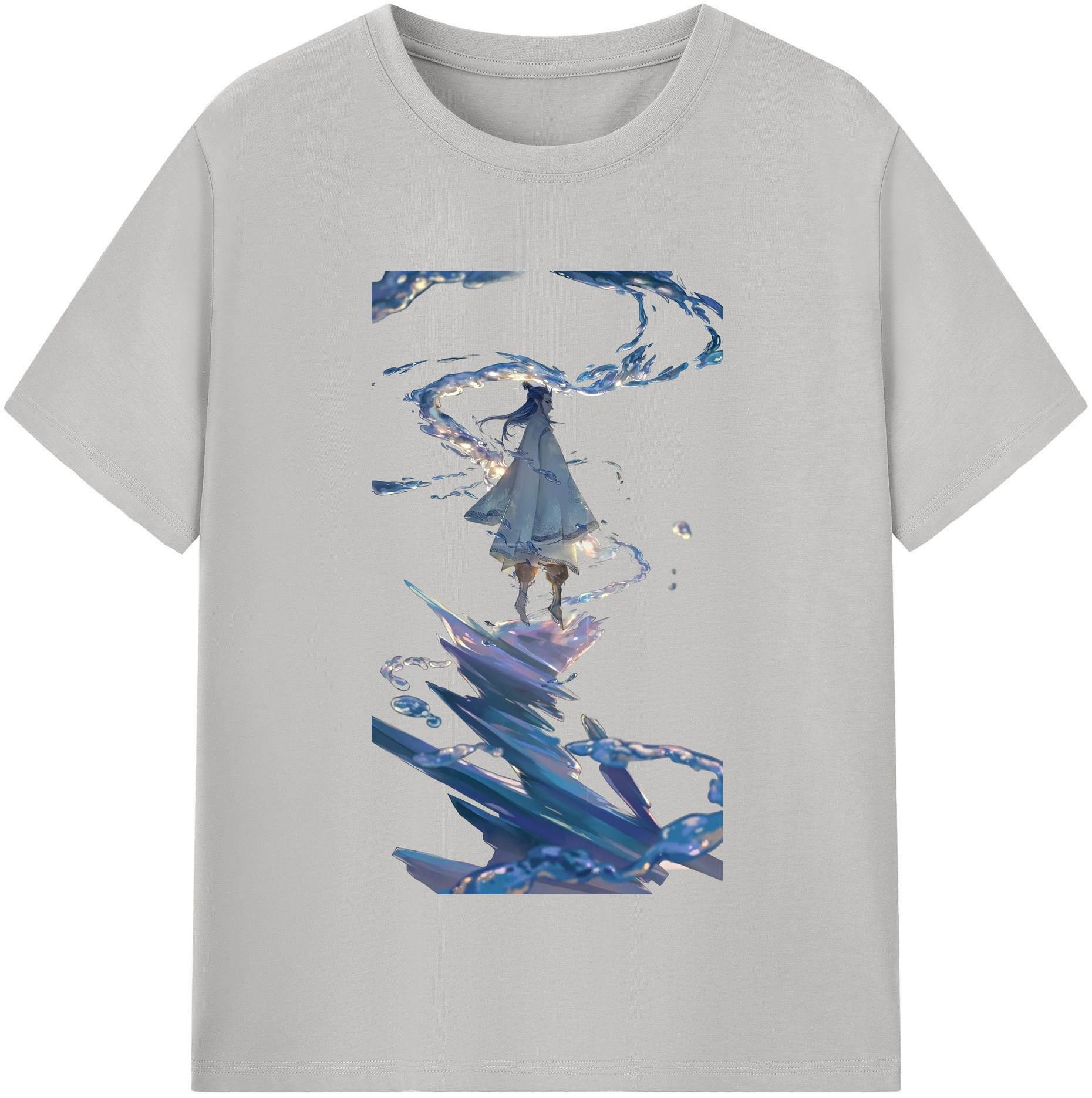（画像用） Ne Zha 2 ナタ 魔童の大暴れ レディースカジュアルプリントTシャツ（綿100％）
