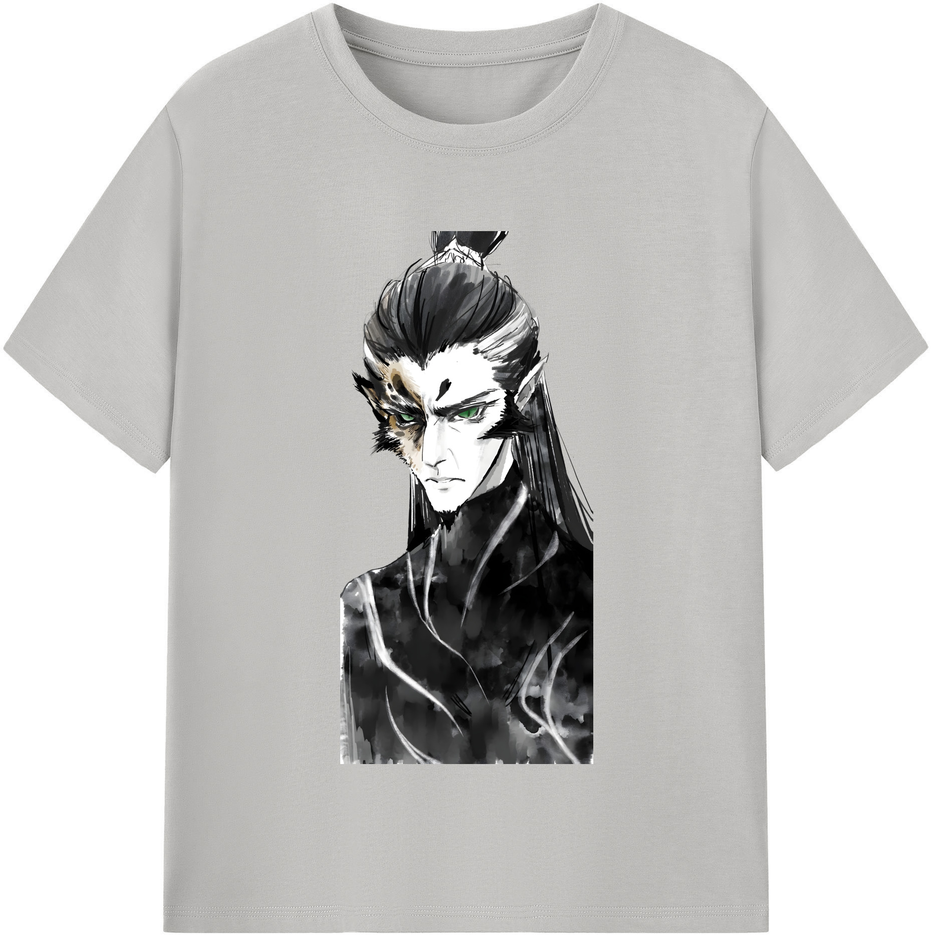 （画像用） Ne Zha 2 ナタ 魔童の大暴れ レディースカジュアルプリントTシャツ（綿100％）