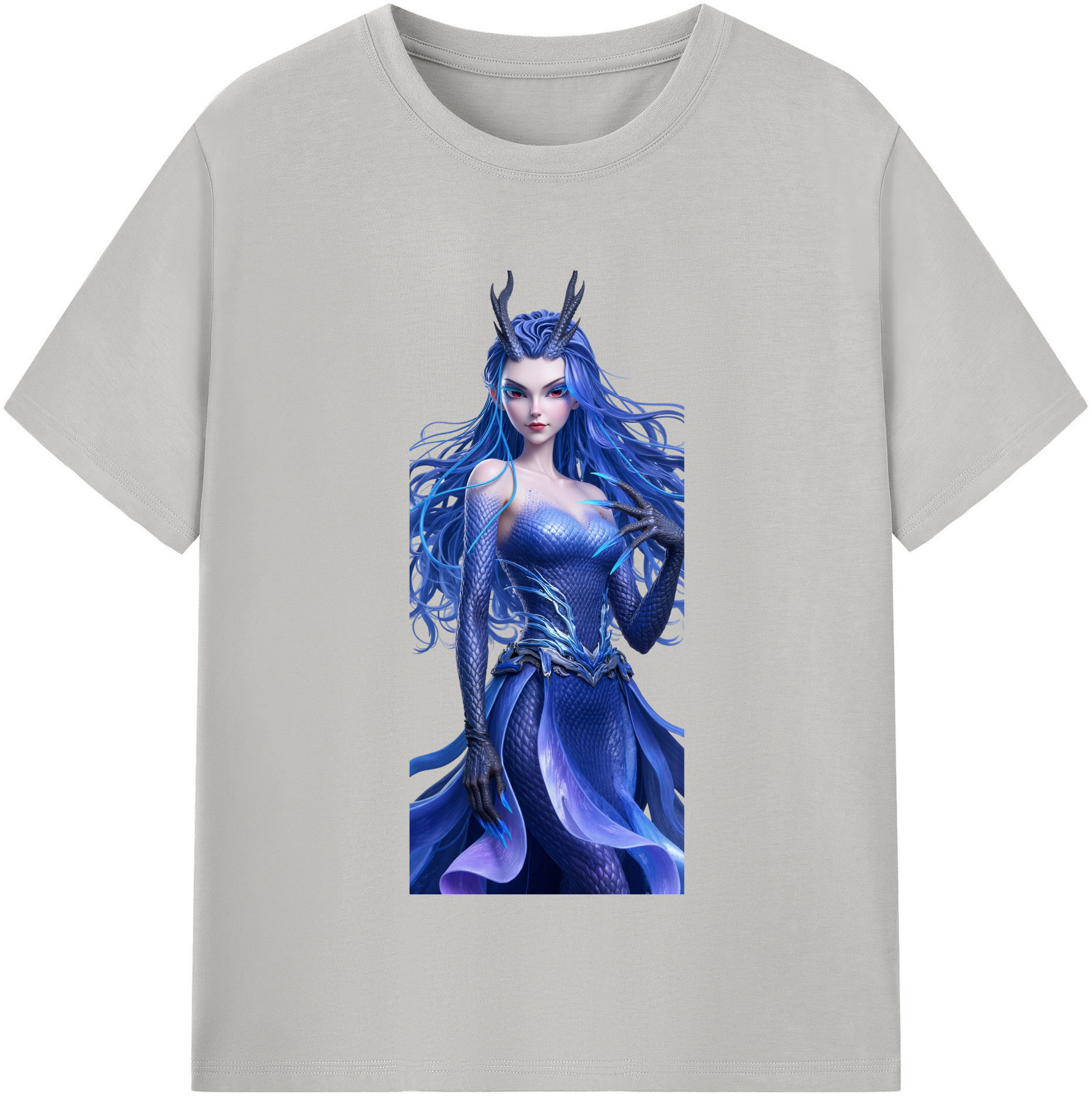 （画像用） Ne Zha 2 ナタ 魔童の大暴れ レディースカジュアルプリントTシャツ（綿100％）