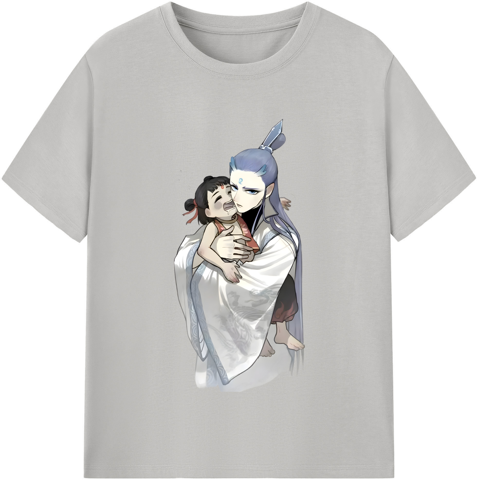 （画像用） Ne Zha 2 ナタ 魔童の大暴れ レディースカジュアルプリントTシャツ（綿100％）