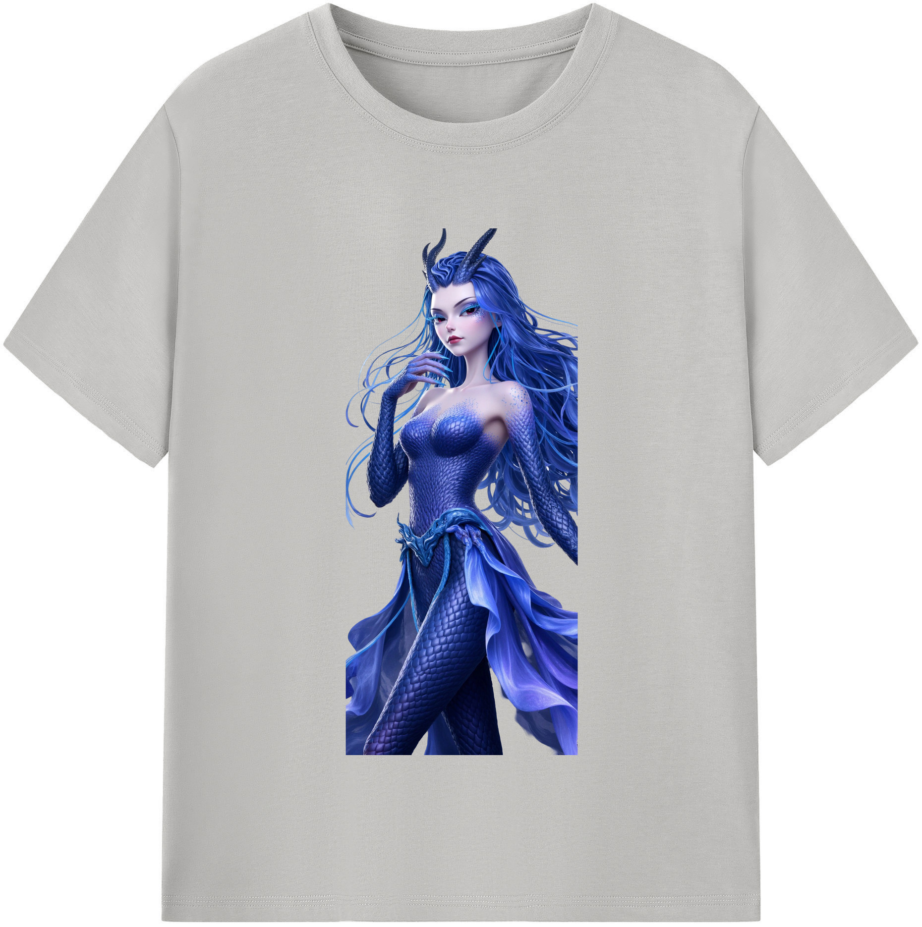 （画像用） Ne Zha 2 ナタ 魔童の大暴れ レディースカジュアルプリントTシャツ（綿100％）