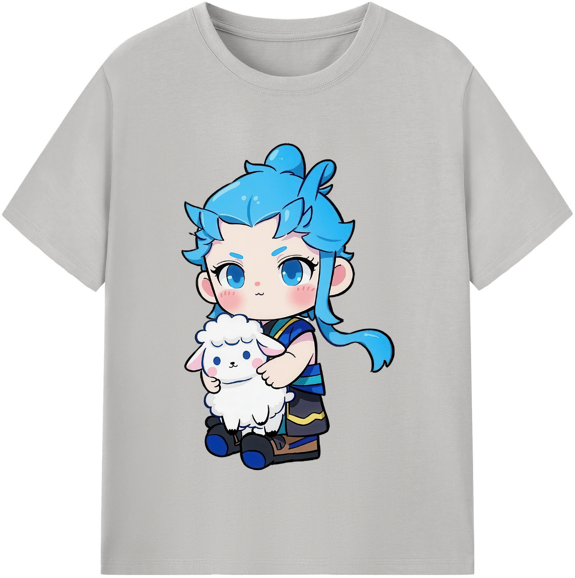 （画像用） Ne Zha 2 ナタ 魔童の大暴れ レディースカジュアルプリントTシャツ（綿100％）