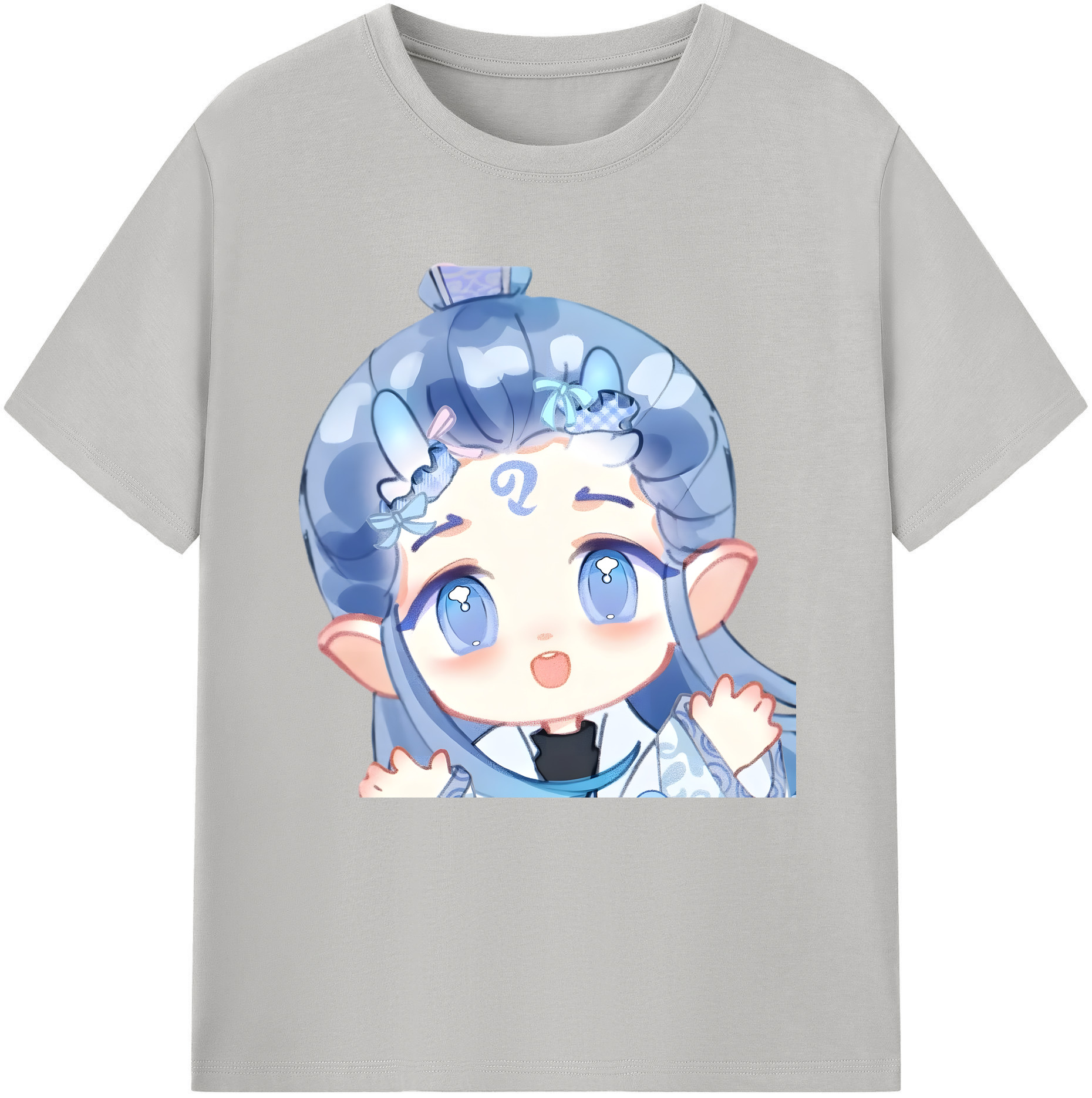 （画像用） Ne Zha 2 ナタ 魔童の大暴れ レディースカジュアルプリントTシャツ（綿100％）
