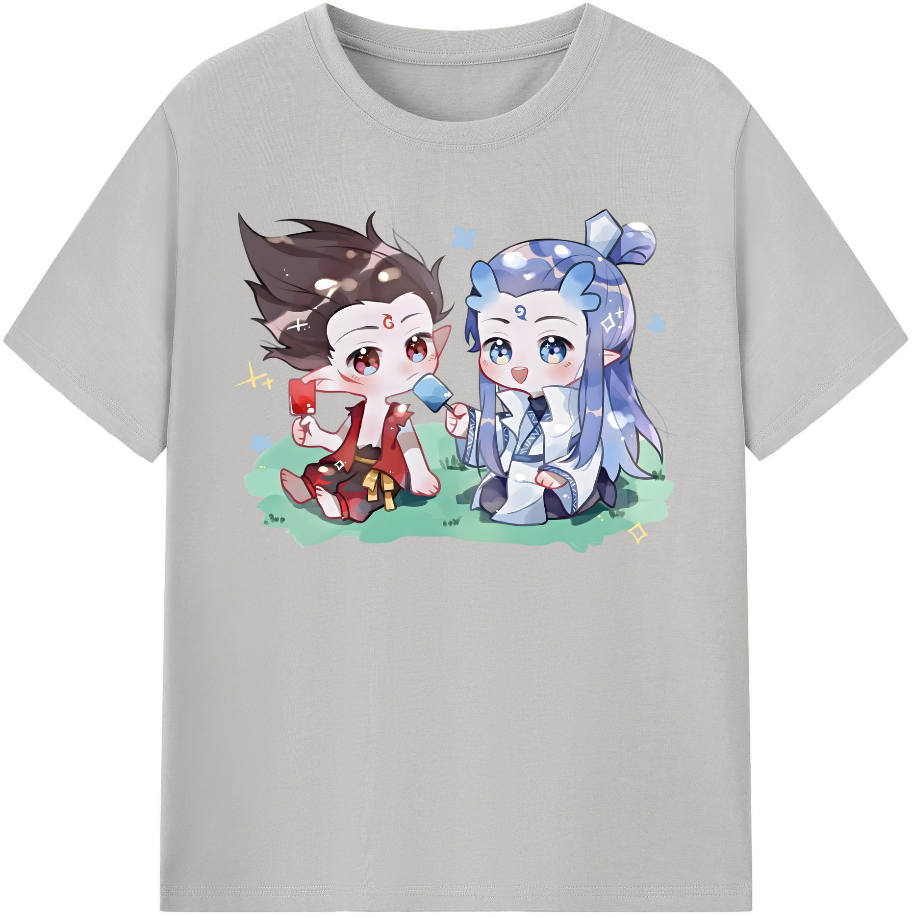 （画像用） Ne Zha 2 ナタ 魔童の大暴れ レディースカジュアルプリントTシャツ（綿100％）