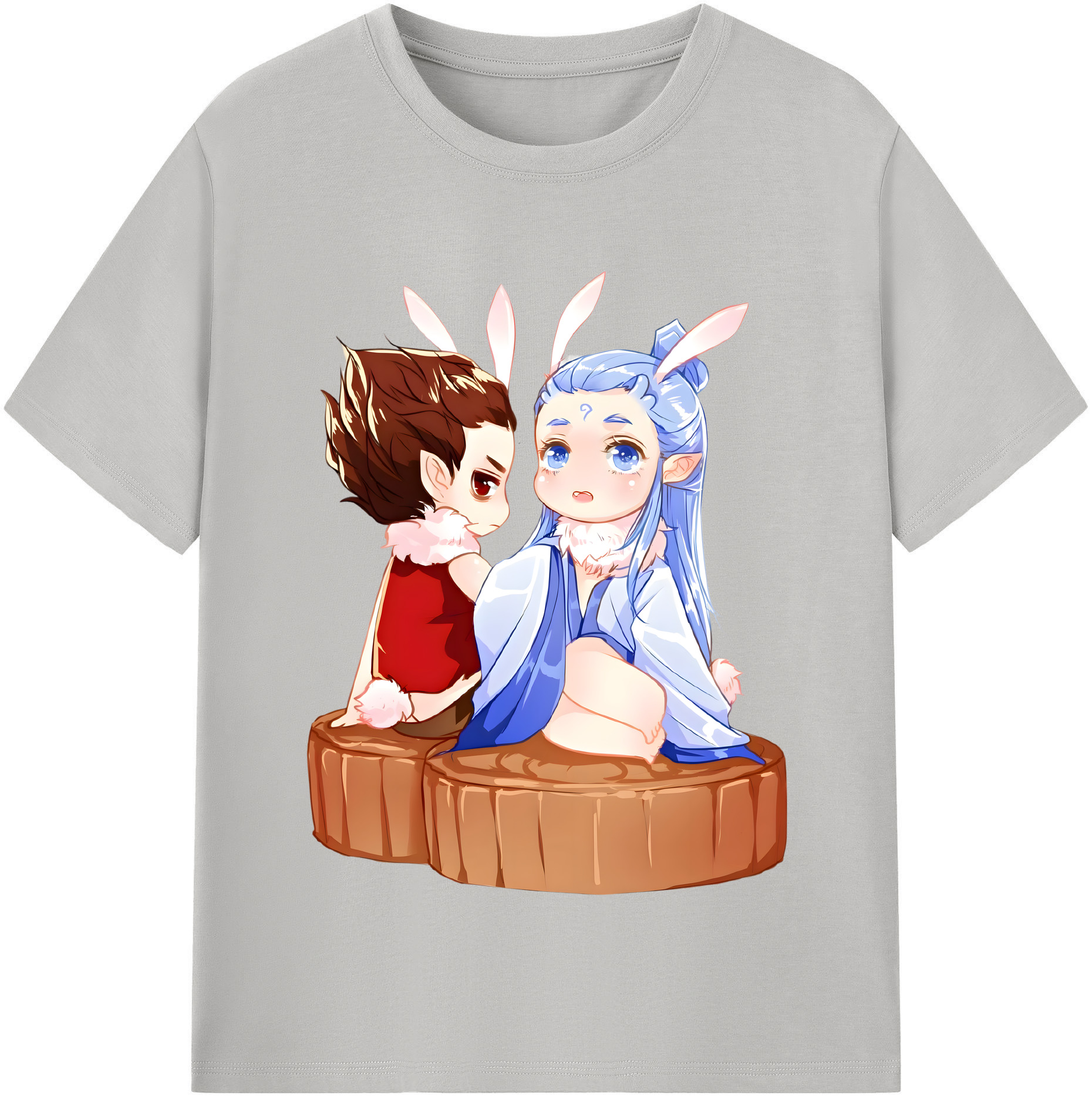 （画像用） Ne Zha 2 ナタ 魔童の大暴れ レディースカジュアルプリントTシャツ（綿100％）