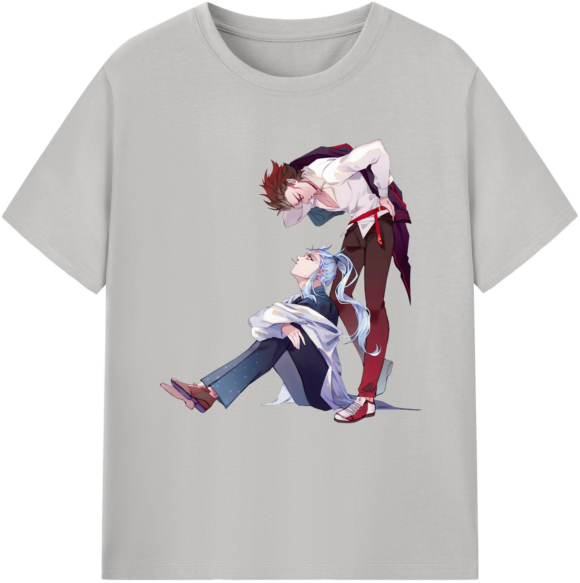 （画像用） Ne Zha 2 ナタ 魔童の大暴れ レディースカジュアルプリントTシャツ（綿100％）