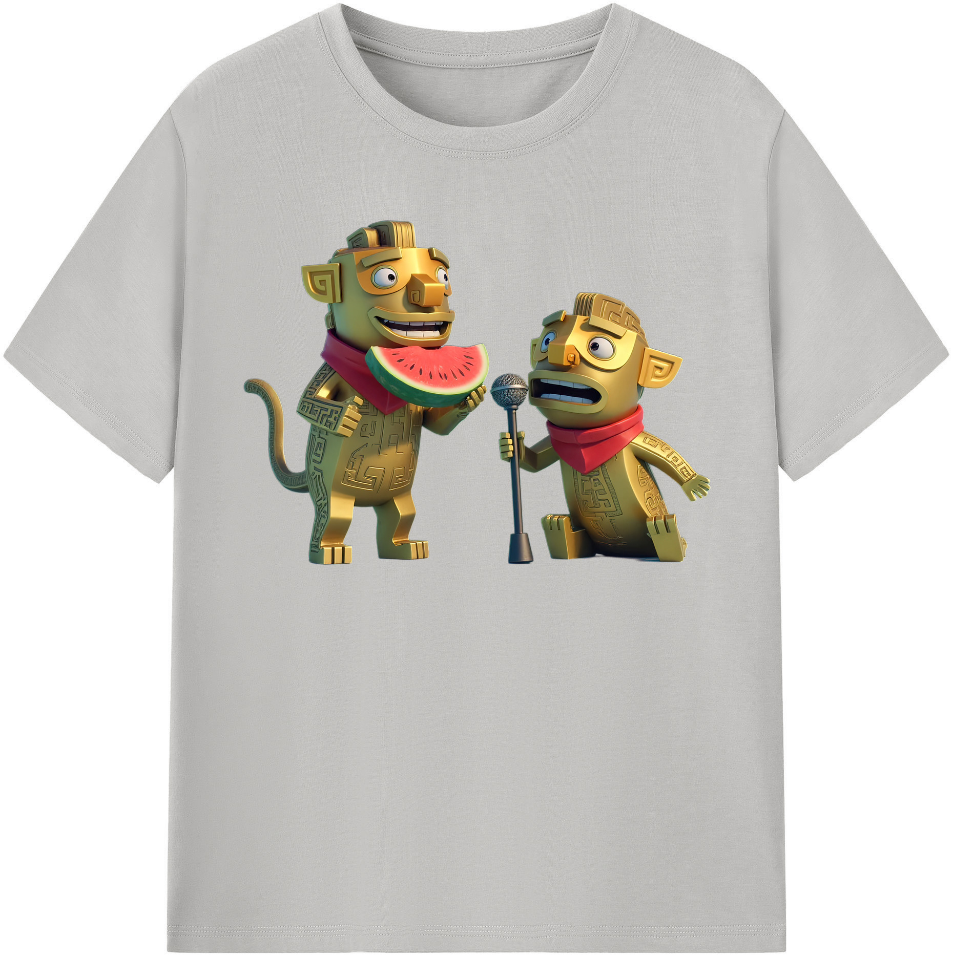 （画像用） Ne Zha 2 ナタ 魔童の大暴れ レディースカジュアルプリントTシャツ（綿100％）