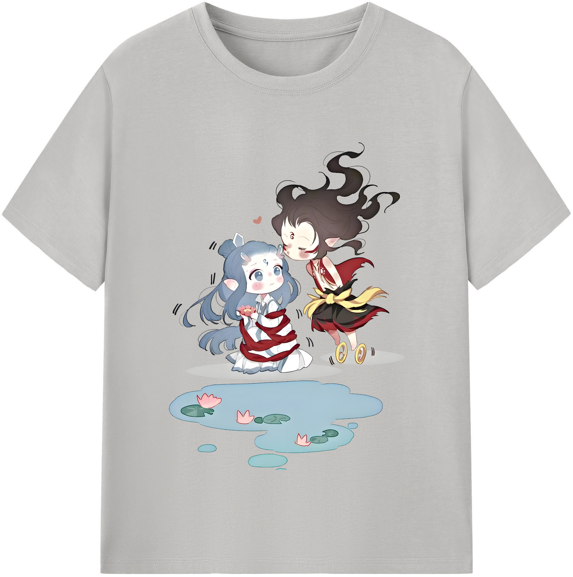 （画像用） Ne Zha 2 ナタ 魔童の大暴れ レディースカジュアルプリントTシャツ（綿100％）