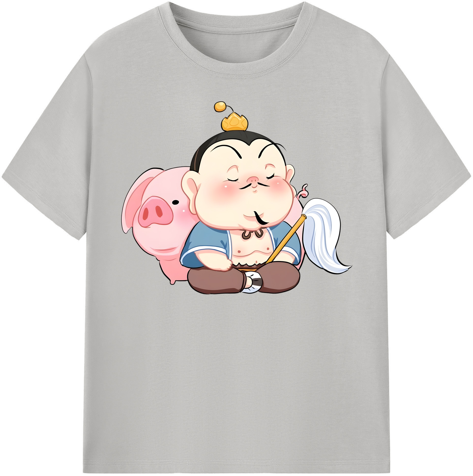 （画像用） Ne Zha 2 ナタ 魔童の大暴れ レディースカジュアルプリントTシャツ（綿100％）