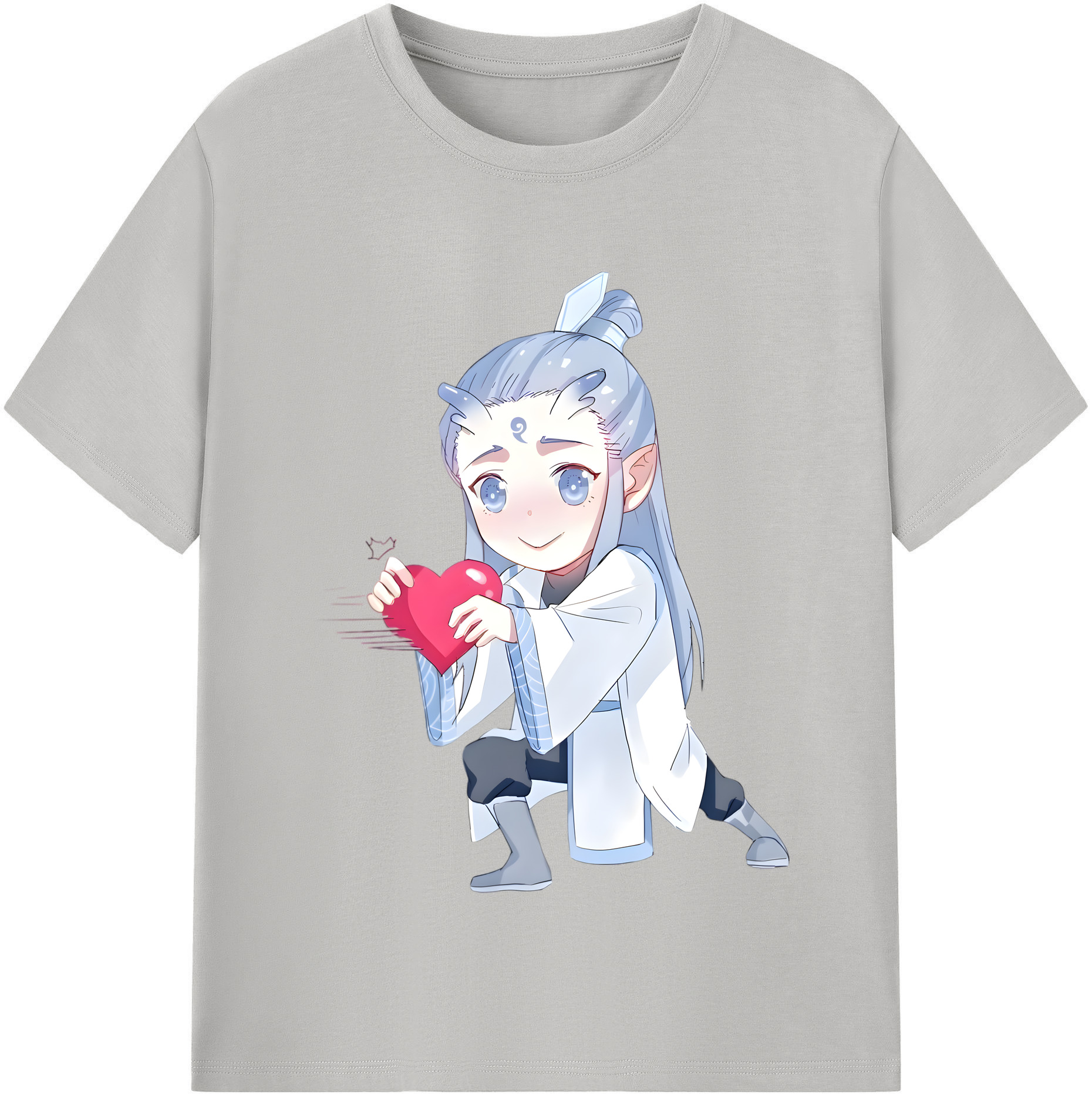 （画像用） Ne Zha 2 ナタ 魔童の大暴れ レディースカジュアルプリントTシャツ（綿100％）