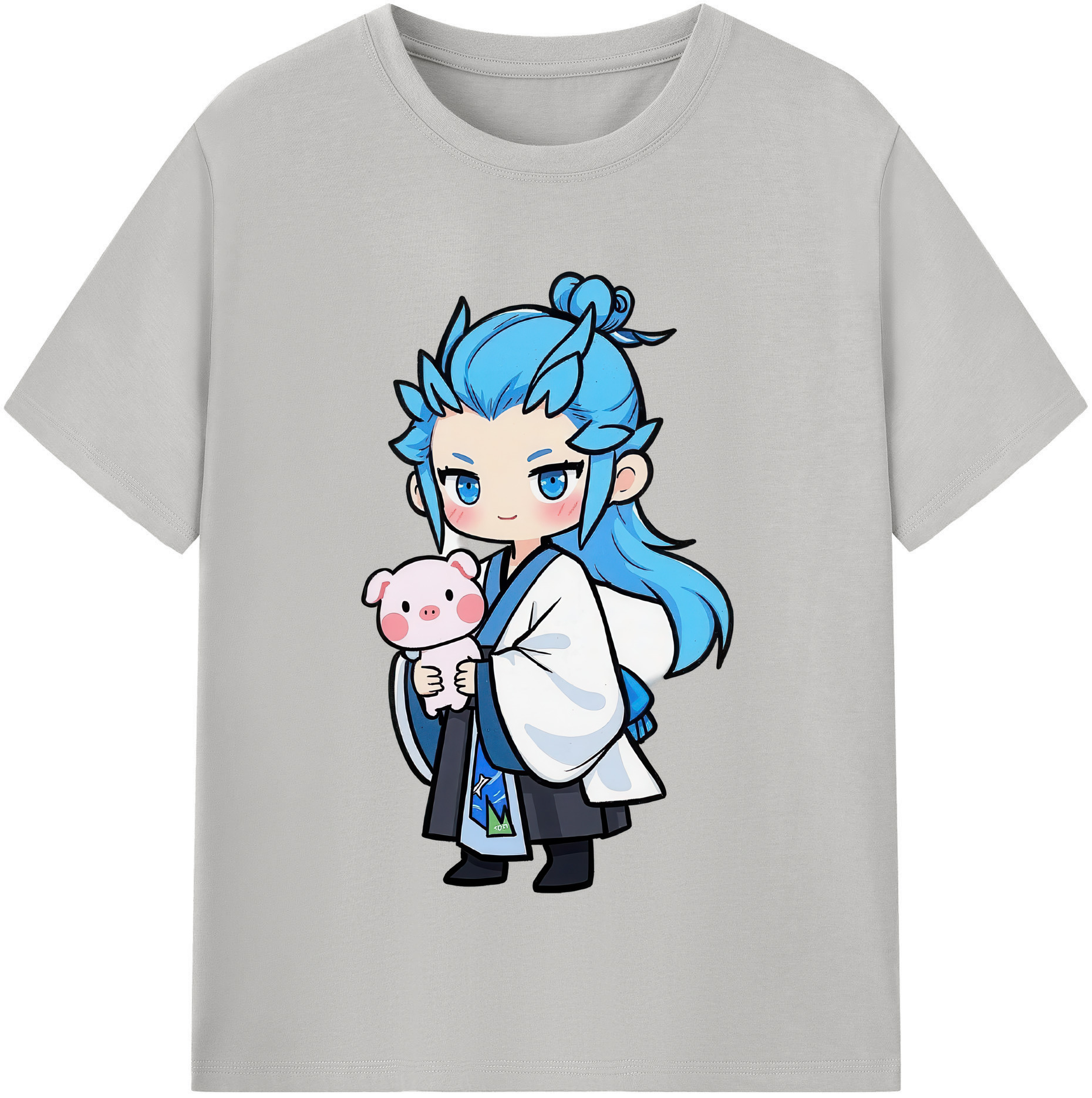 （画像用） Ne Zha 2 ナタ 魔童の大暴れ レディースカジュアルプリントTシャツ（綿100％）