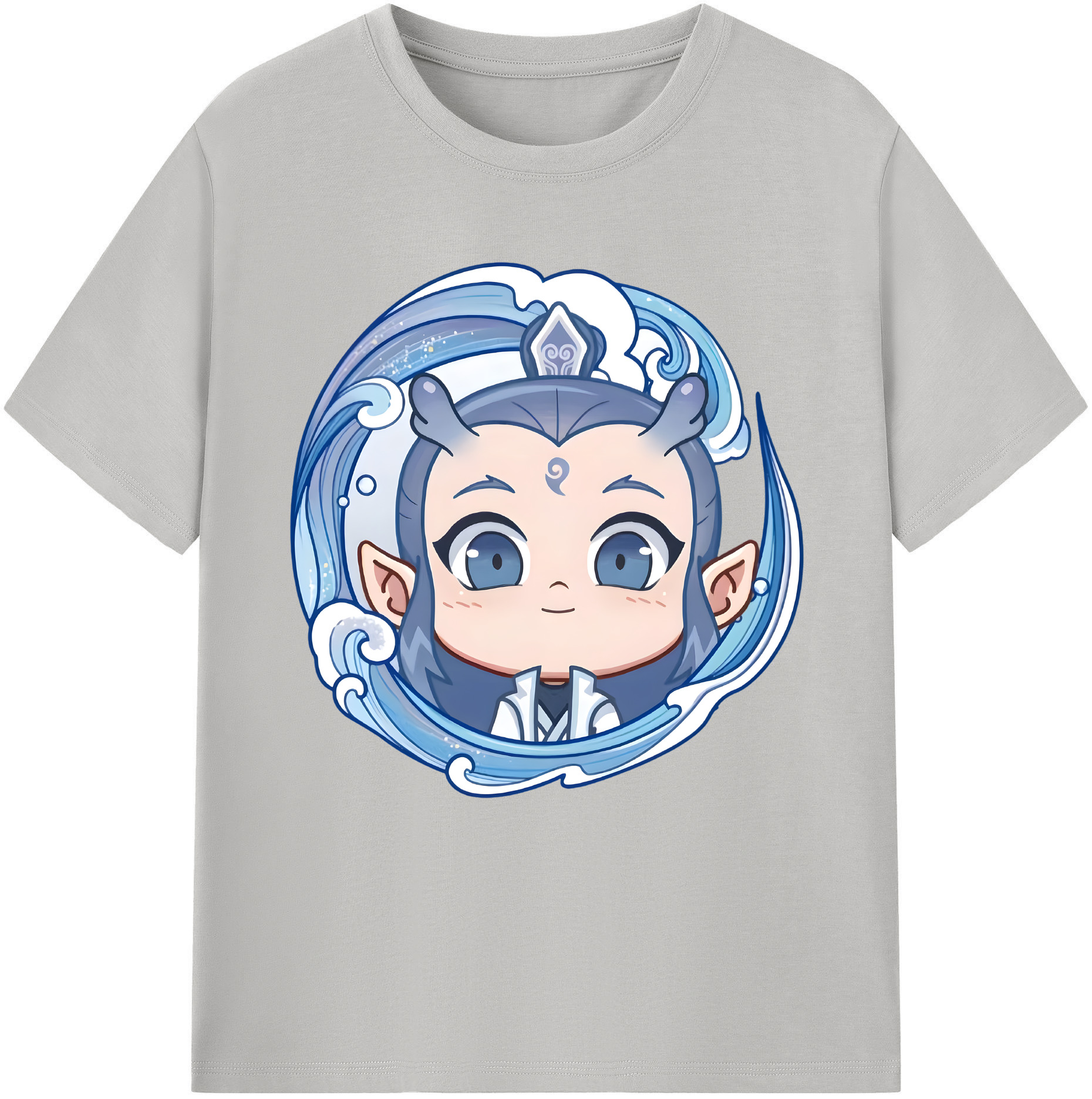 （画像用） Ne Zha 2 ナタ 魔童の大暴れ レディースカジュアルプリントTシャツ（綿100％）