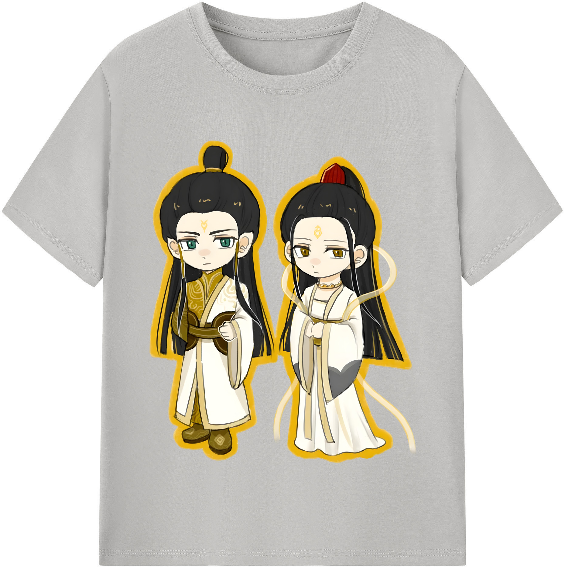 （画像用） Ne Zha 2 ナタ 魔童の大暴れ レディースカジュアルプリントTシャツ（綿100％）
