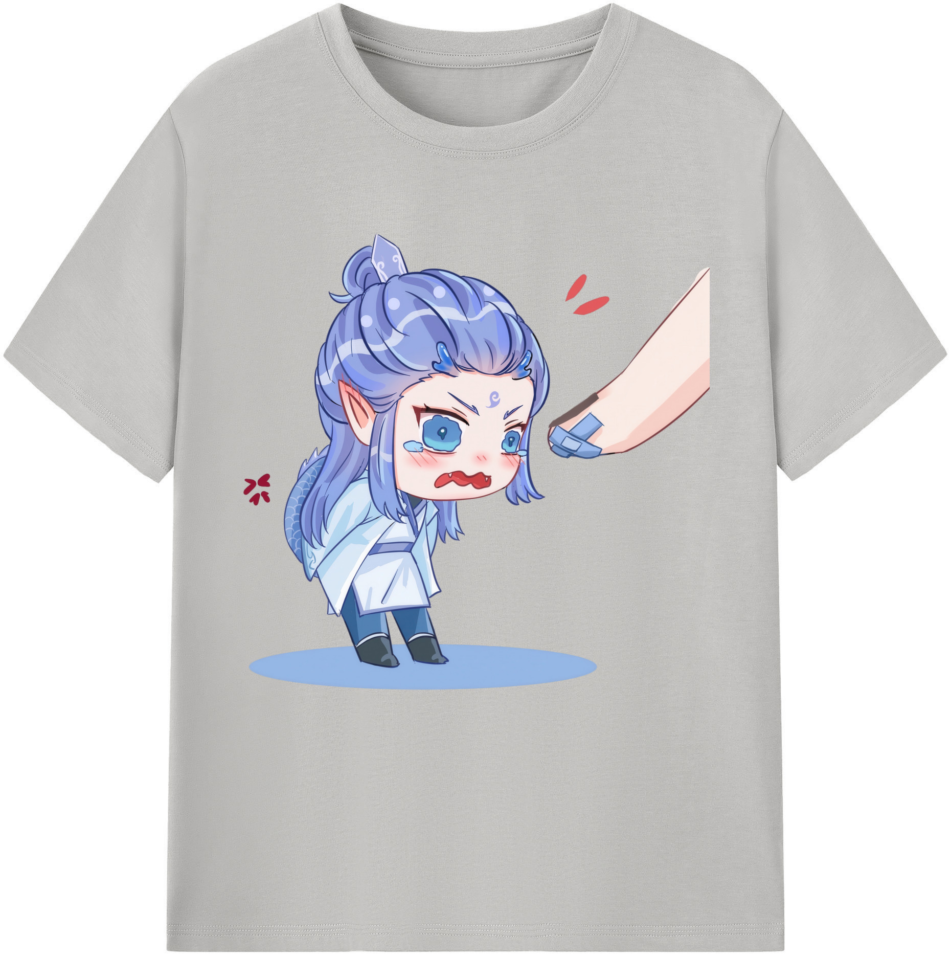 （画像用） Ne Zha 2 ナタ 魔童の大暴れ レディースカジュアルプリントTシャツ（綿100％）